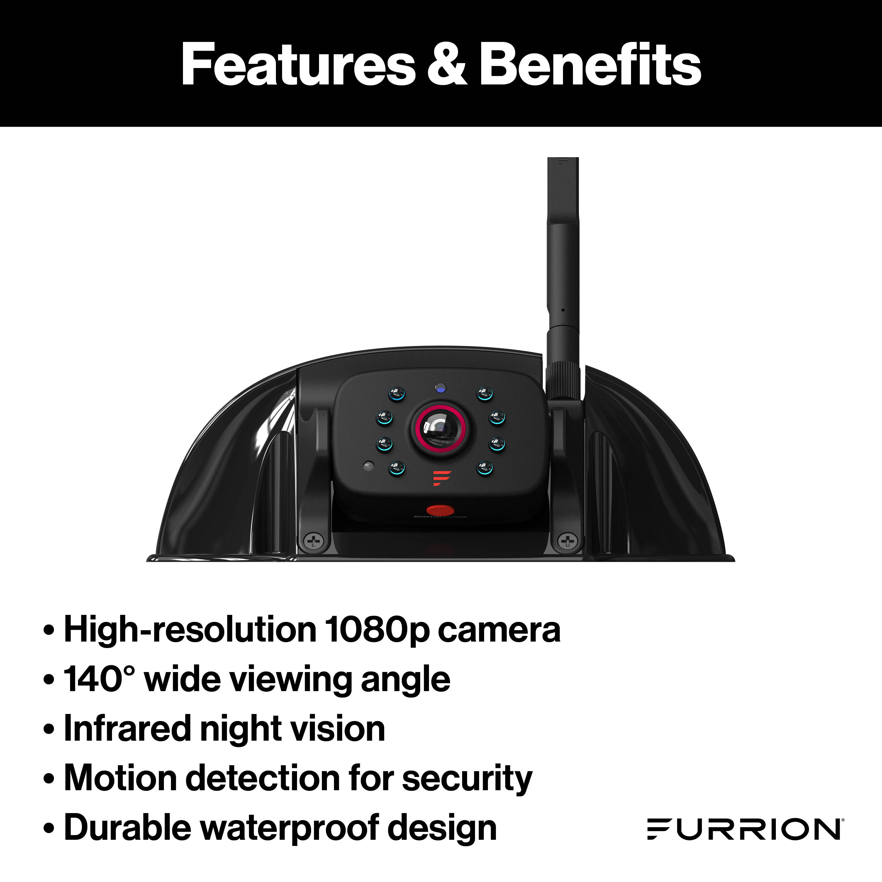 Furrion Vision S+ Rv Observation System - Sharkfin Camera With Bracket #Fcnfdtasf - Image 3