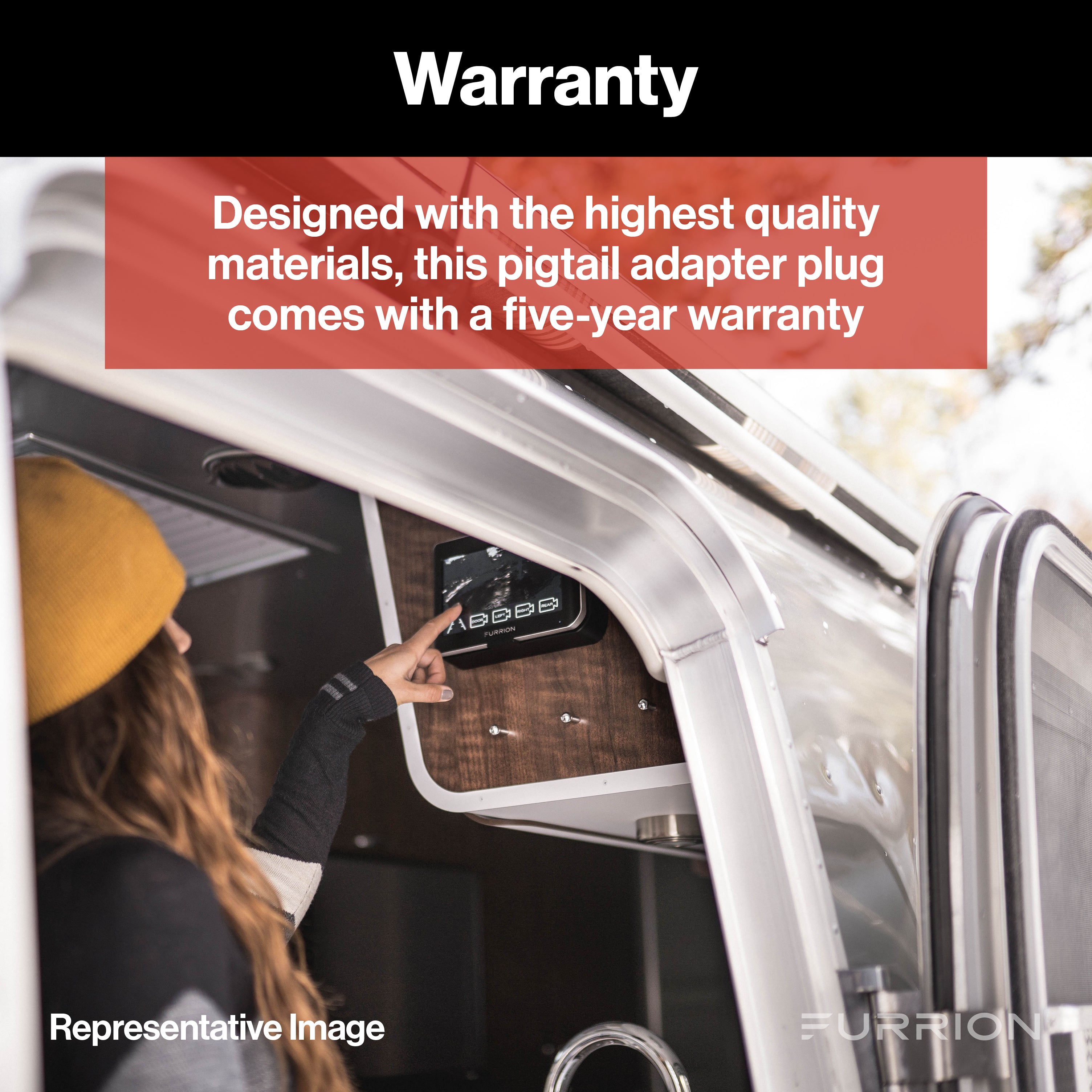 Furrion Pigtail Adapter - 50A Connector To 30A Plug, Black #Fp5230R-Sb - Image 7