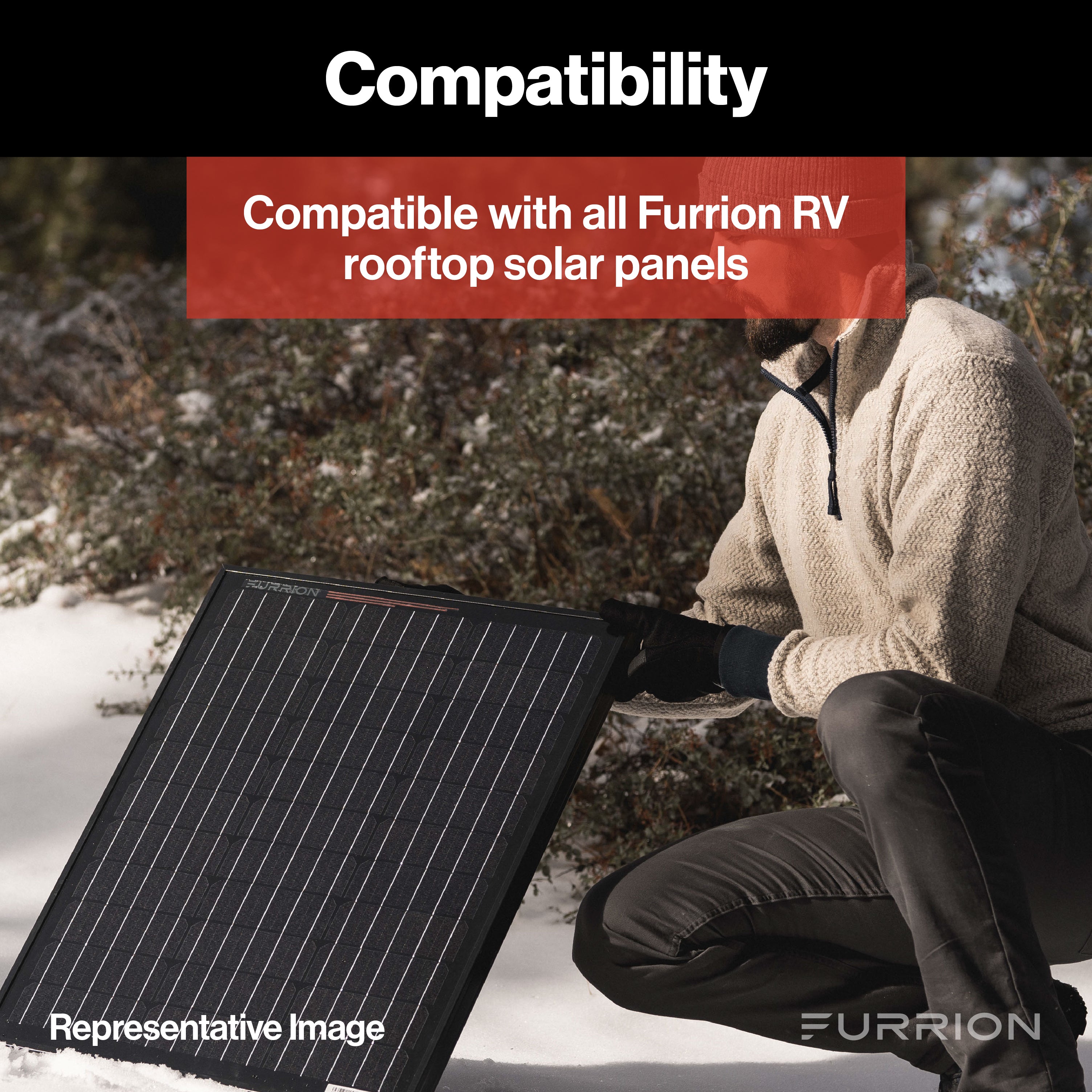 Furrion 2-Plug Rooftop Solar Panel Connection Box #Fseb30Jwo-Bl - Image 4