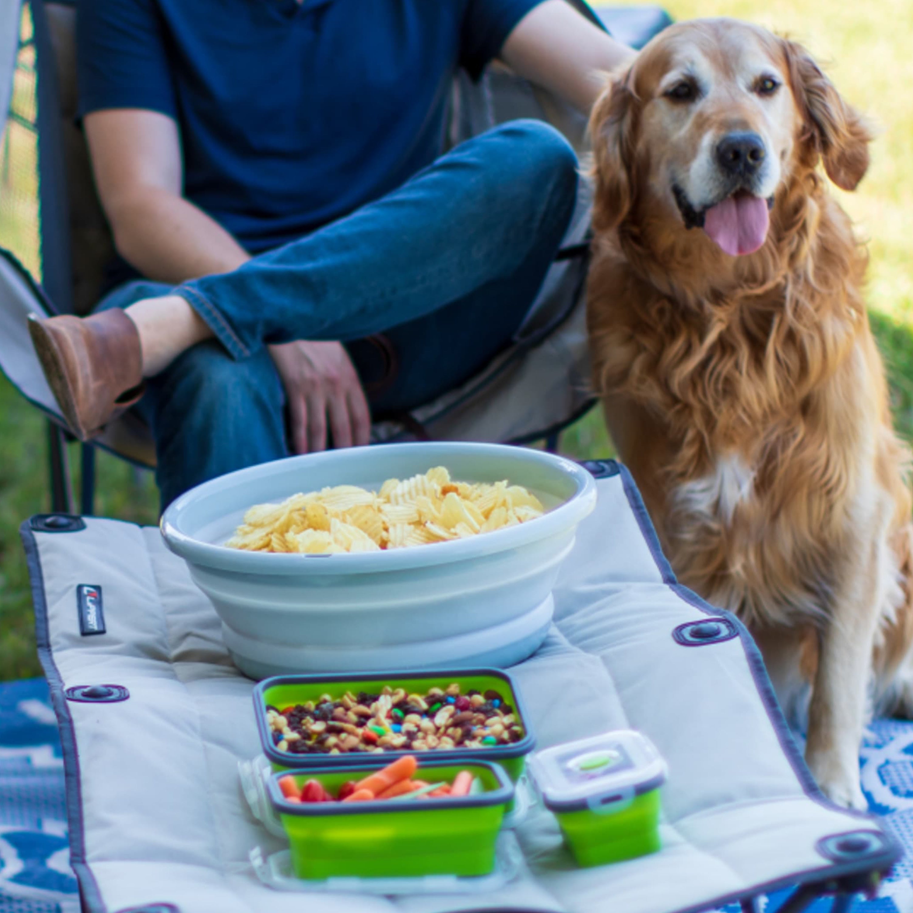Lippert - Campfire Ottoman - Sand - Image 8