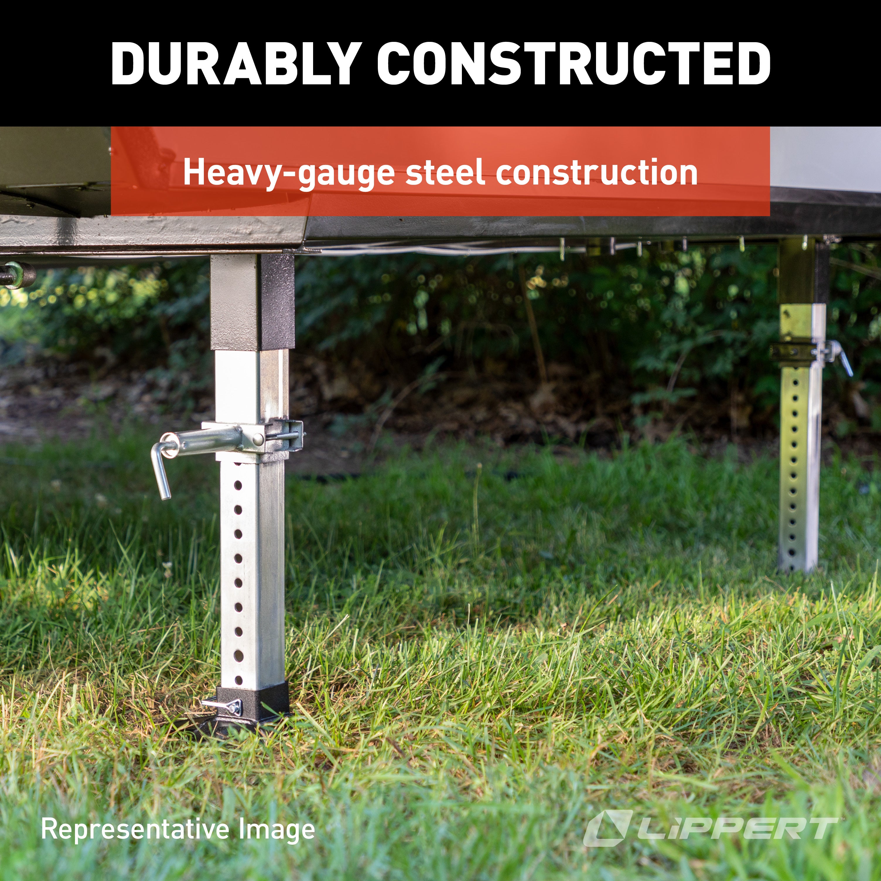 Lippert Universal-Mount Manual 5Th Wheel Landing Gear Kit - 6,000 Lbs. #333966 - Image 4