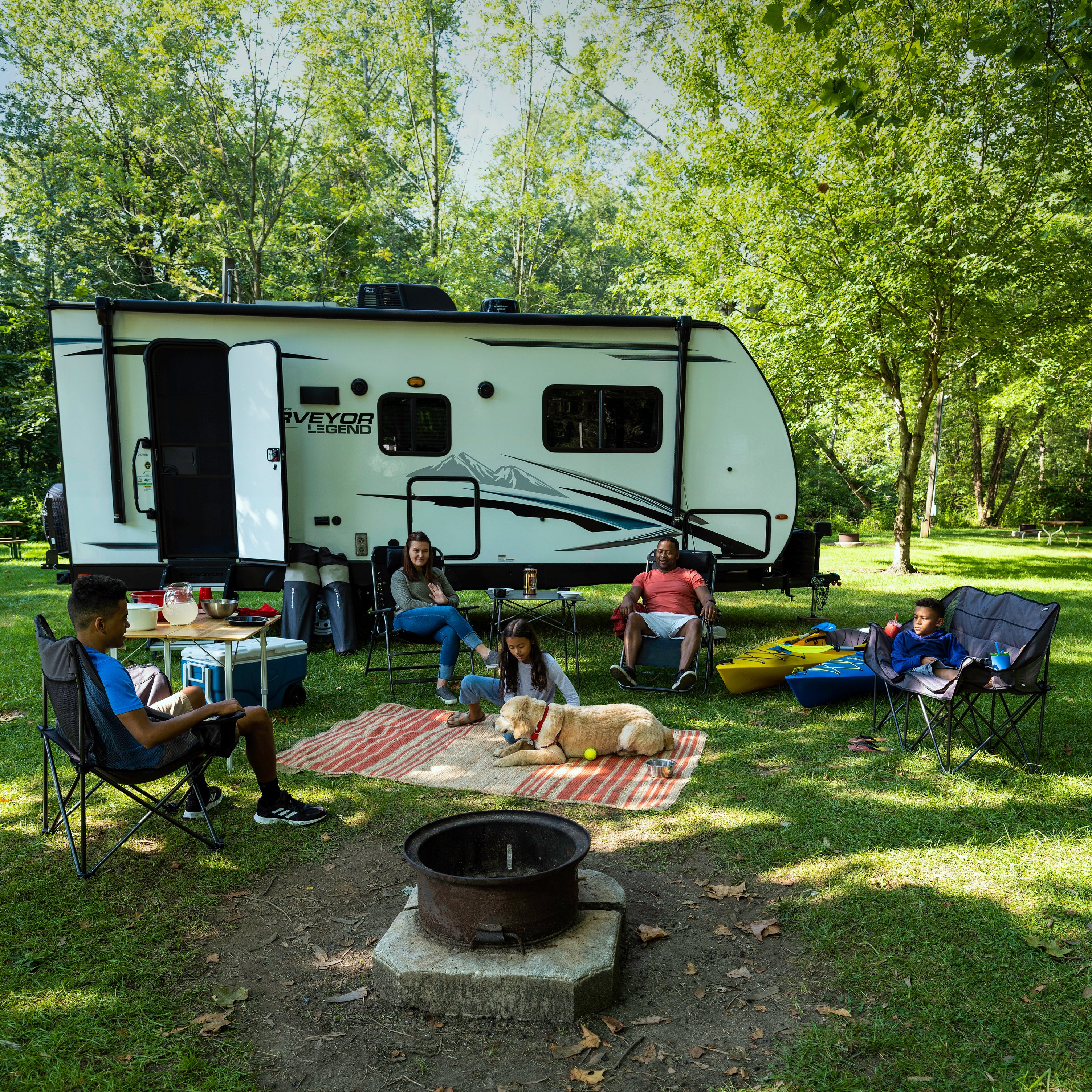 Lippert - Bi-Fold Bamboo Adjustable Table - Image 8