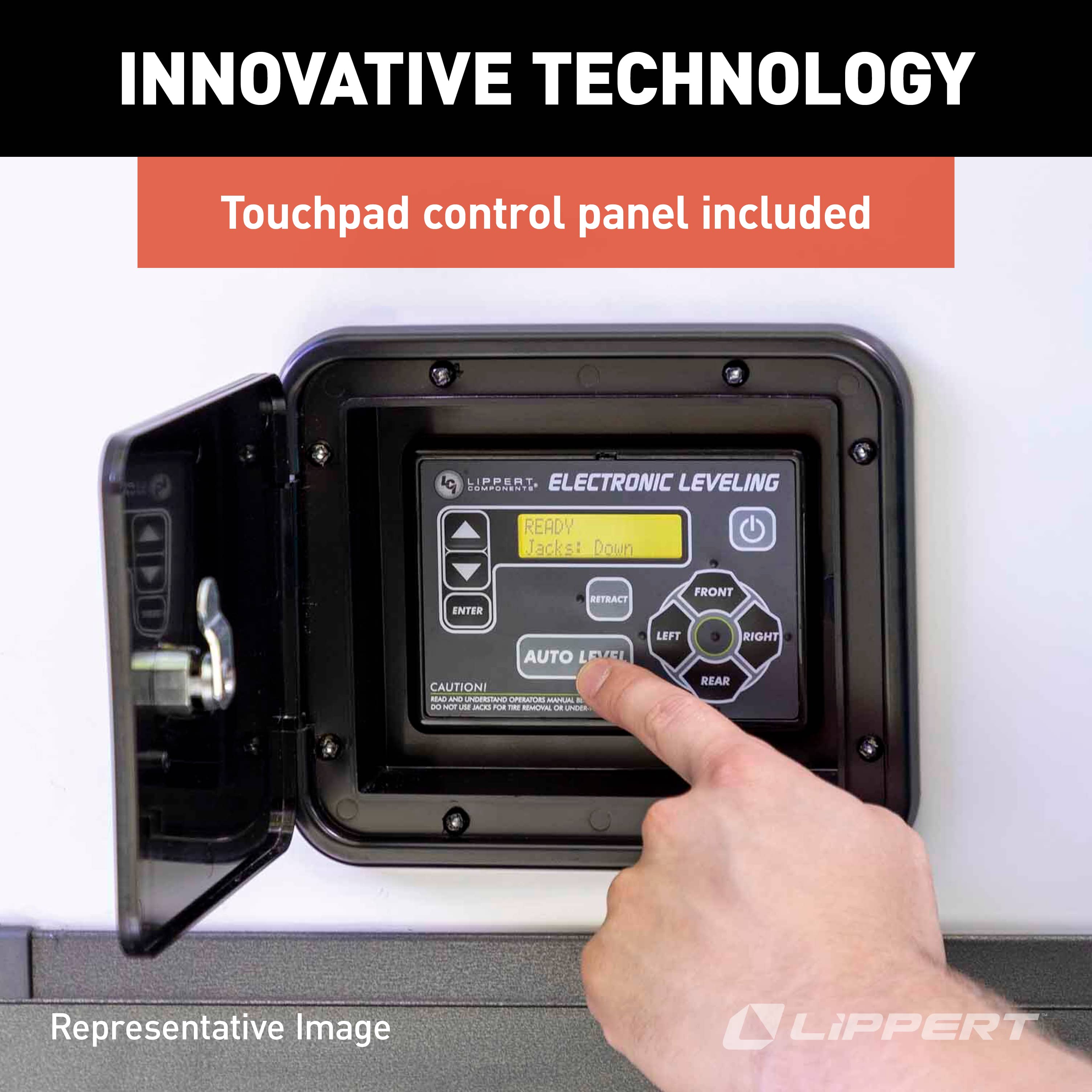 Lippert Ground Control 6-Point Automatic 5Th Wheel Rv Leveling System #675817 - Image 4