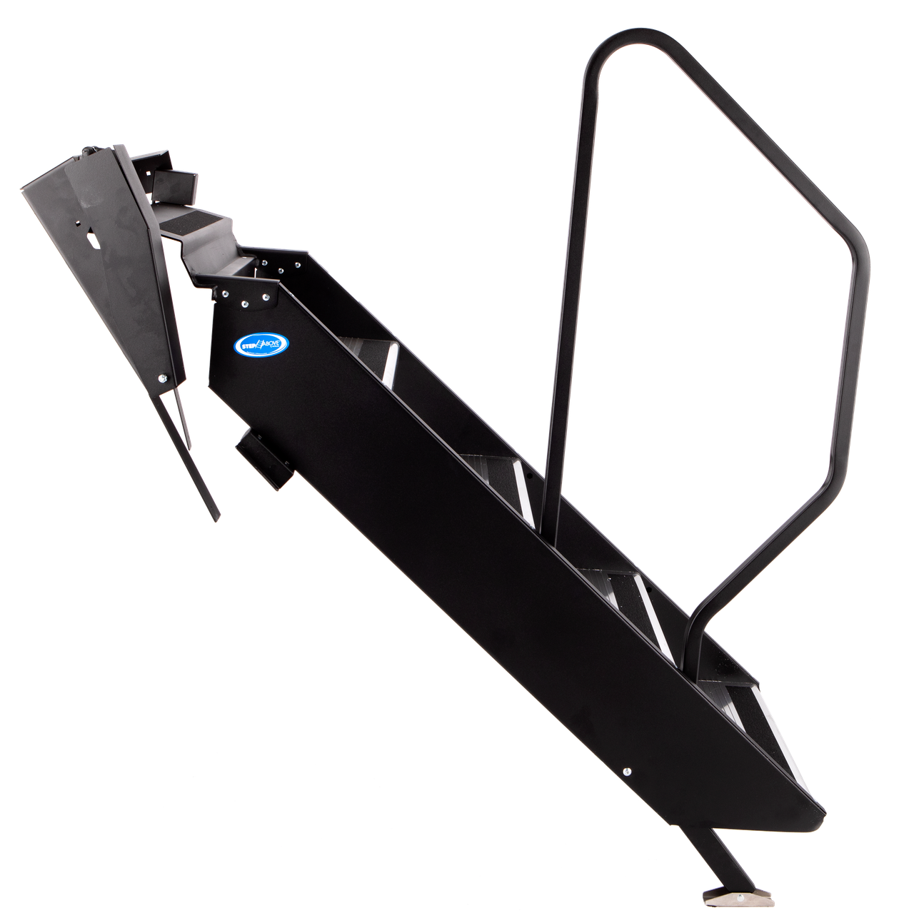 MORryde STP-211 Strut Assist 4-Step RV Entry Steps - 26" Door Width - Pneumatic Hydraulic Assist