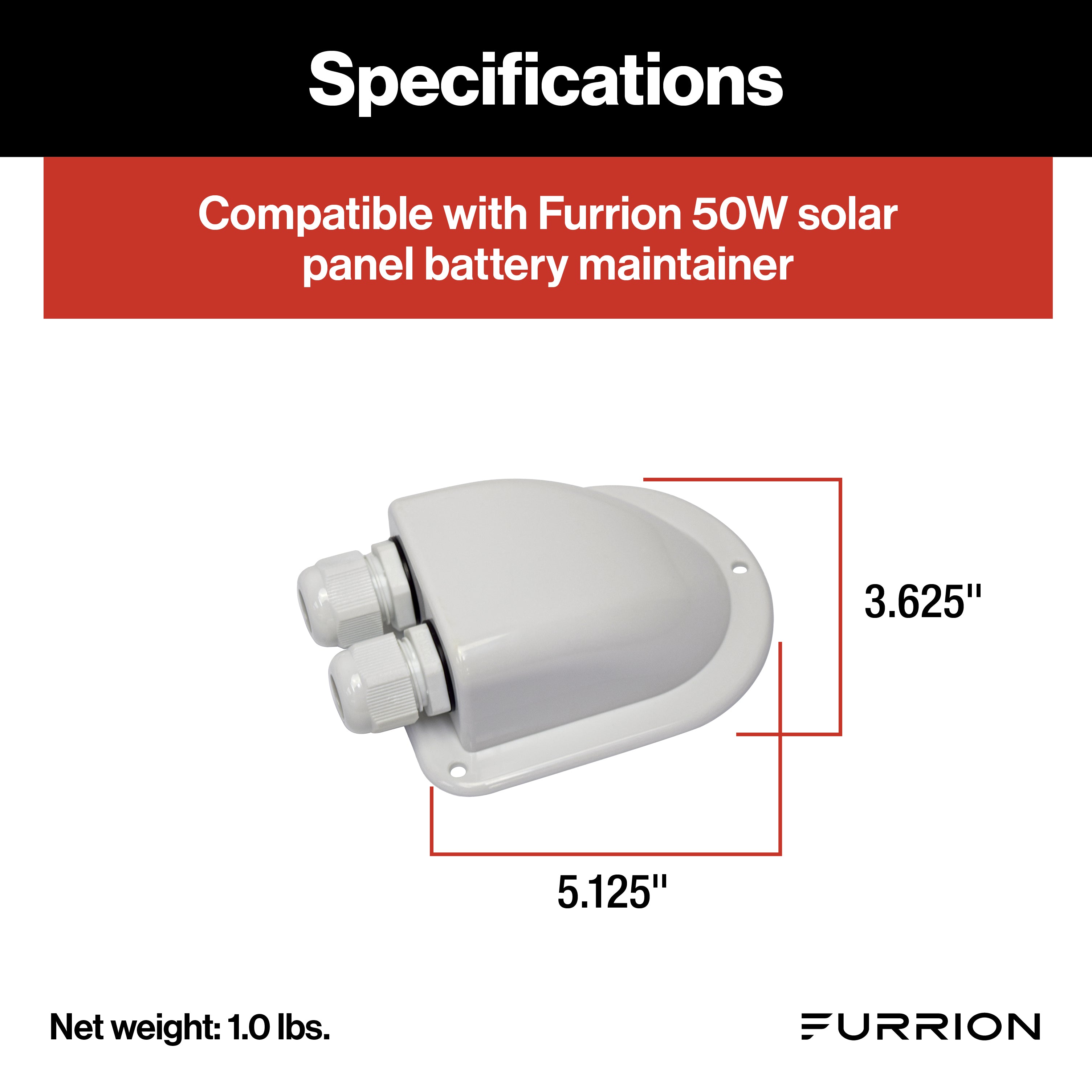 Furrion Rooftop Box For 50W Rv Battery Maintainer #C-Fsfp50Mat-002 - Image 2