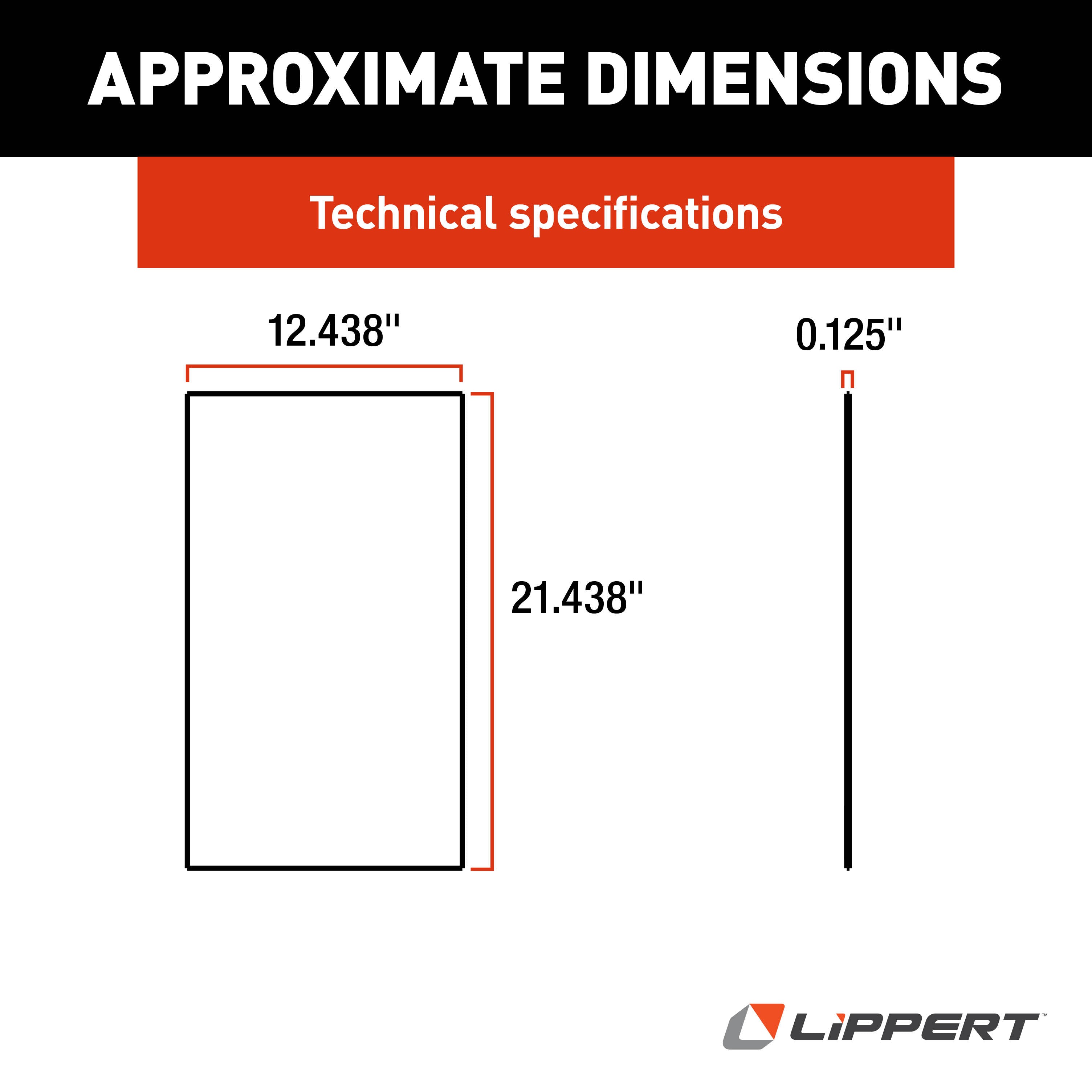 Lippert Entry Door Replacement Glass #201495 - Image 2
