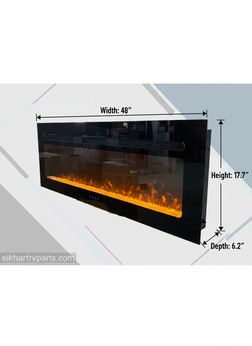 Professional Fireplace Dimensions - Full View