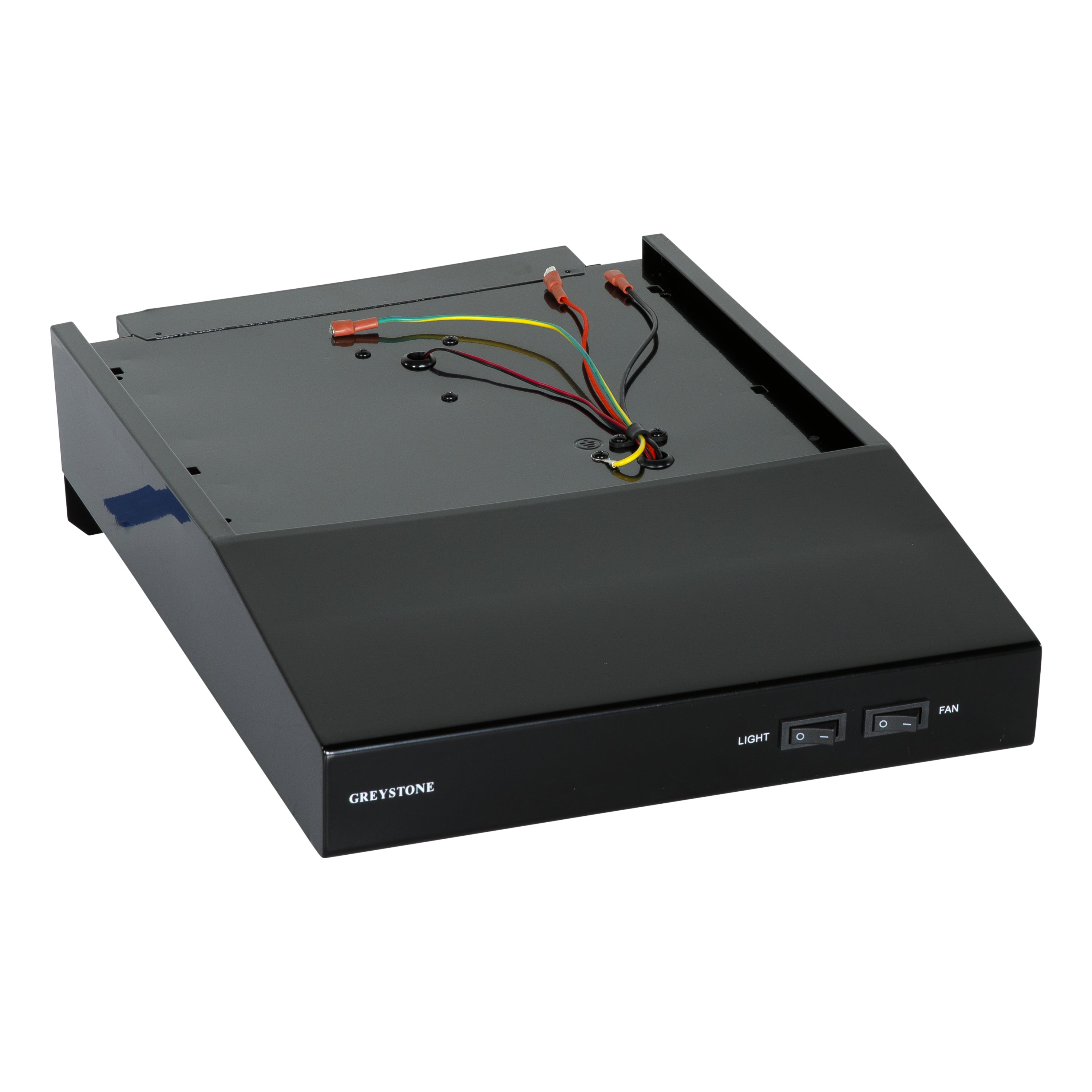 Greystone - 13" RV Range Hood With Sloped Front - Black