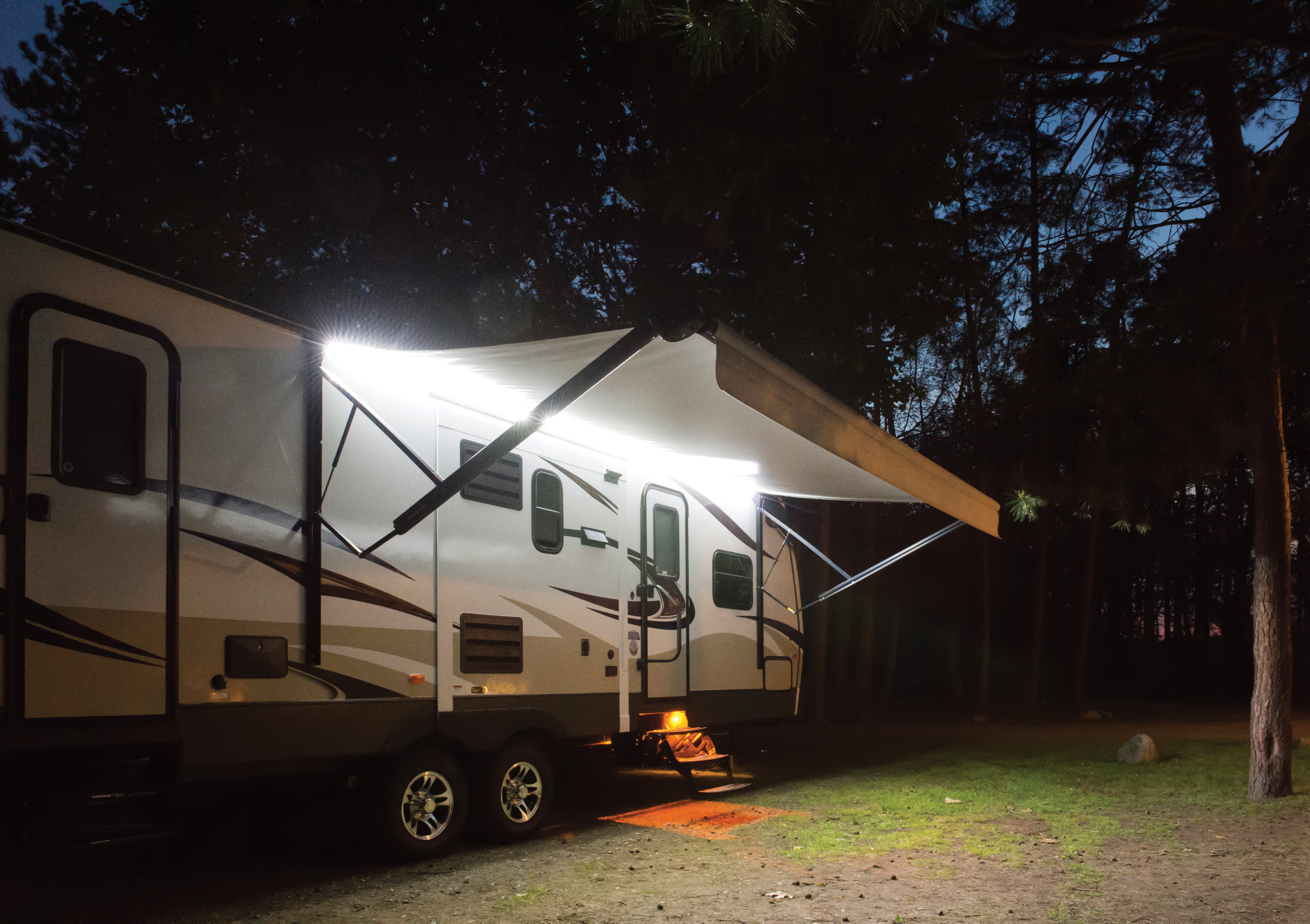 Solera 15' Awning Fabric Light Kit With Switch And Plate - White Led #387593 - Image 9