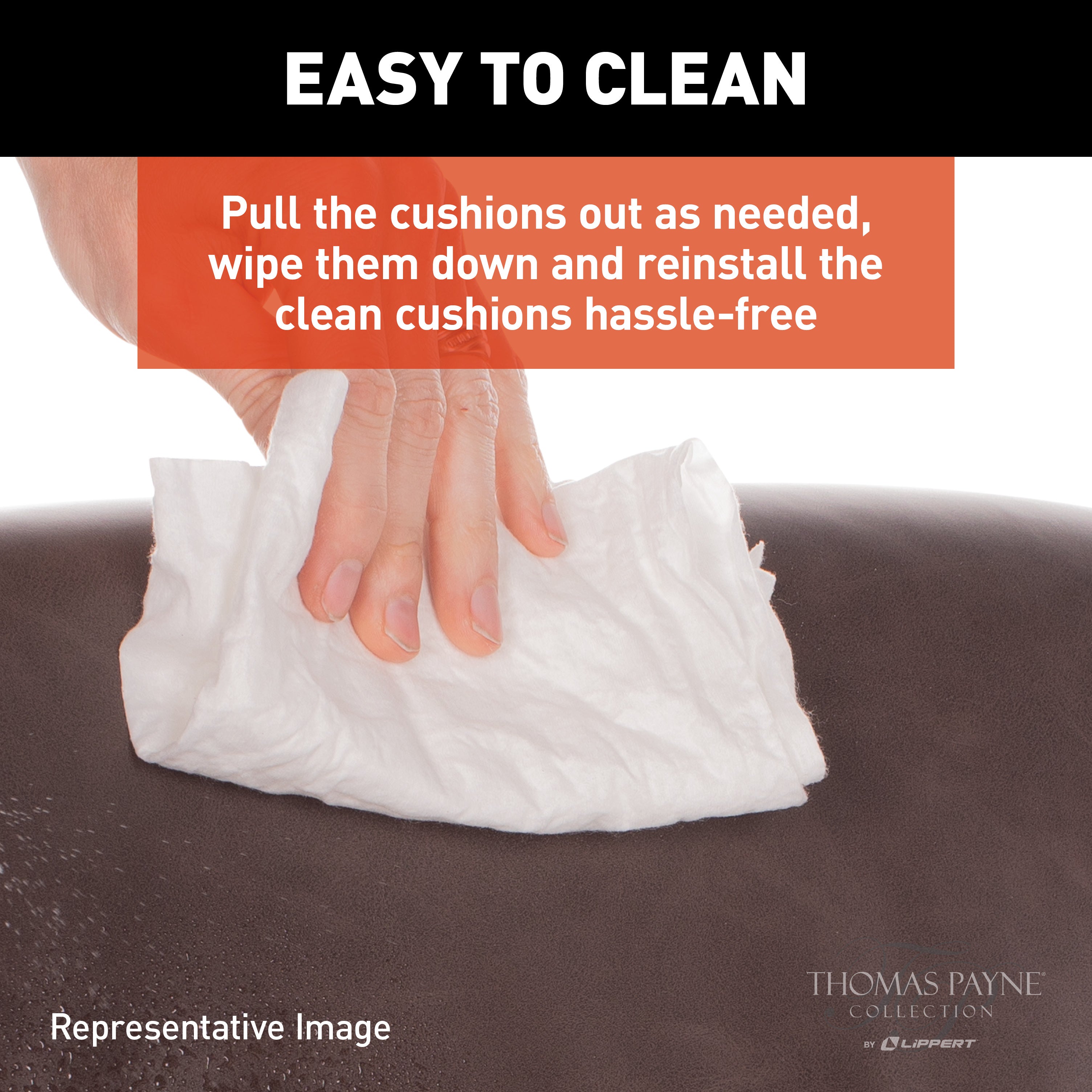 Thomas Payne Rv Dinette Cushions - 38" Norlina #2021100444 - Image 7