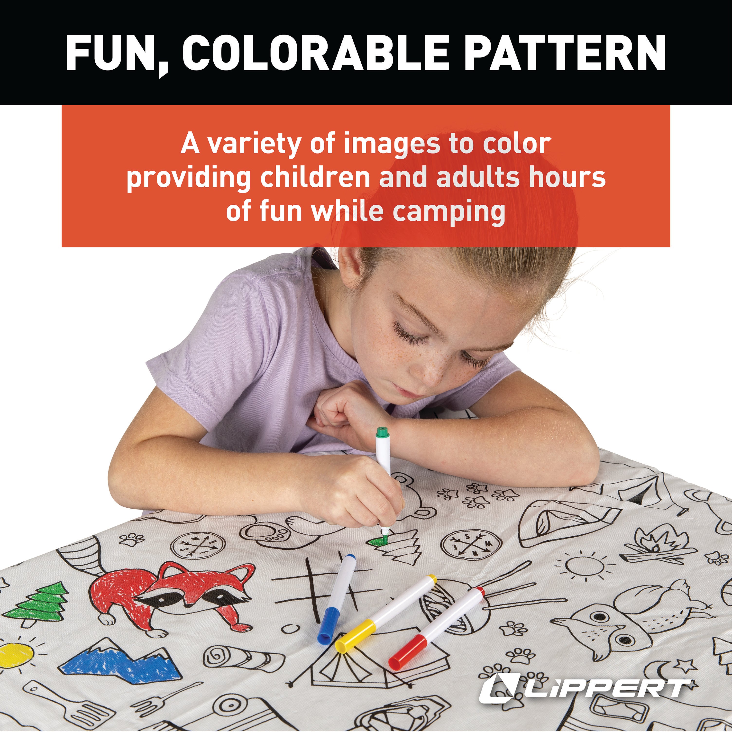 Lippert Vinyl Tablecloth With Bench Covers - Color Escape #2023051696 - Image 6