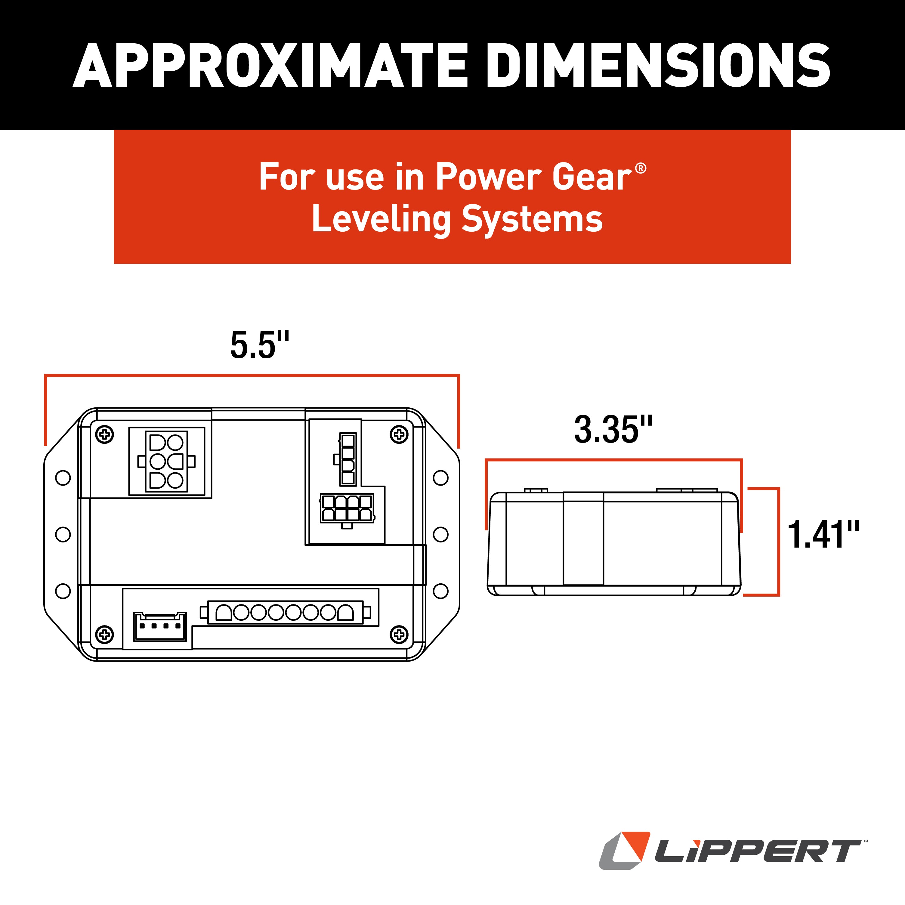 Lippert - Controller For 3-Valve Hydraulic Leveling - Power Gear Leveling - Image 3