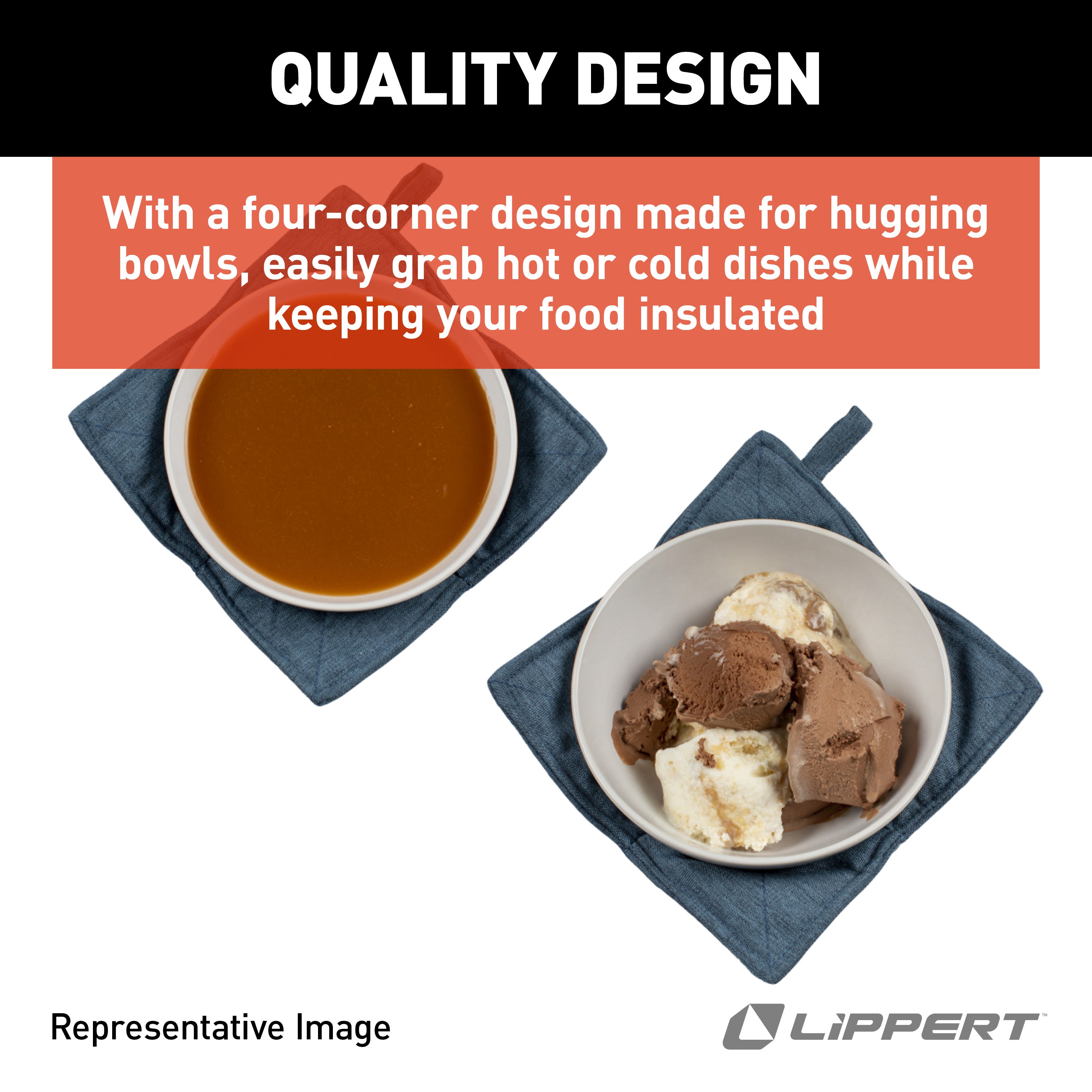 Lippert Cozy Bowl Holder Set - 4 Pieces - Image 6
