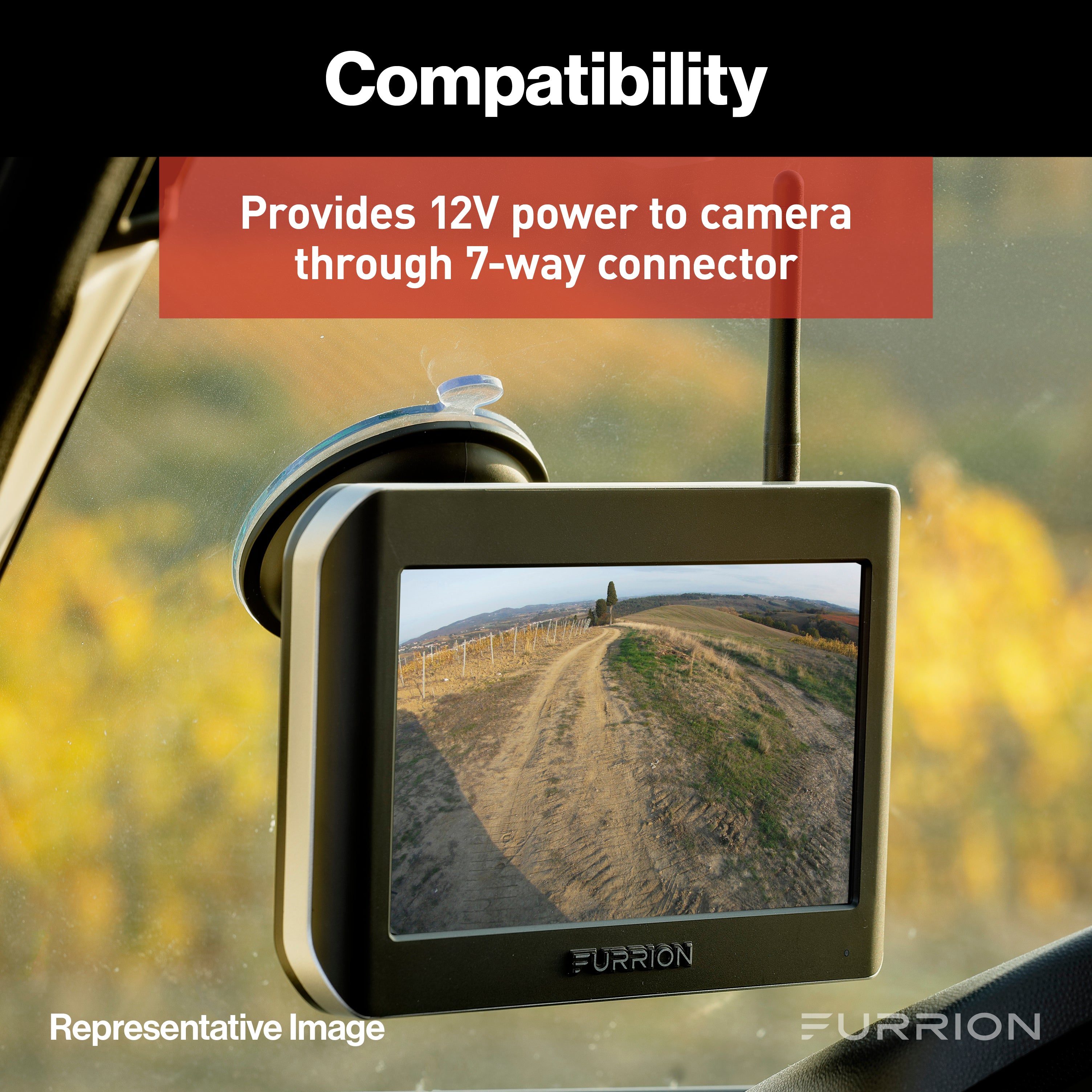 Furrion Vision S 7-Way Adapter With Power Switch For Rv Camera System #F2Bc004Xxbk - Image 4