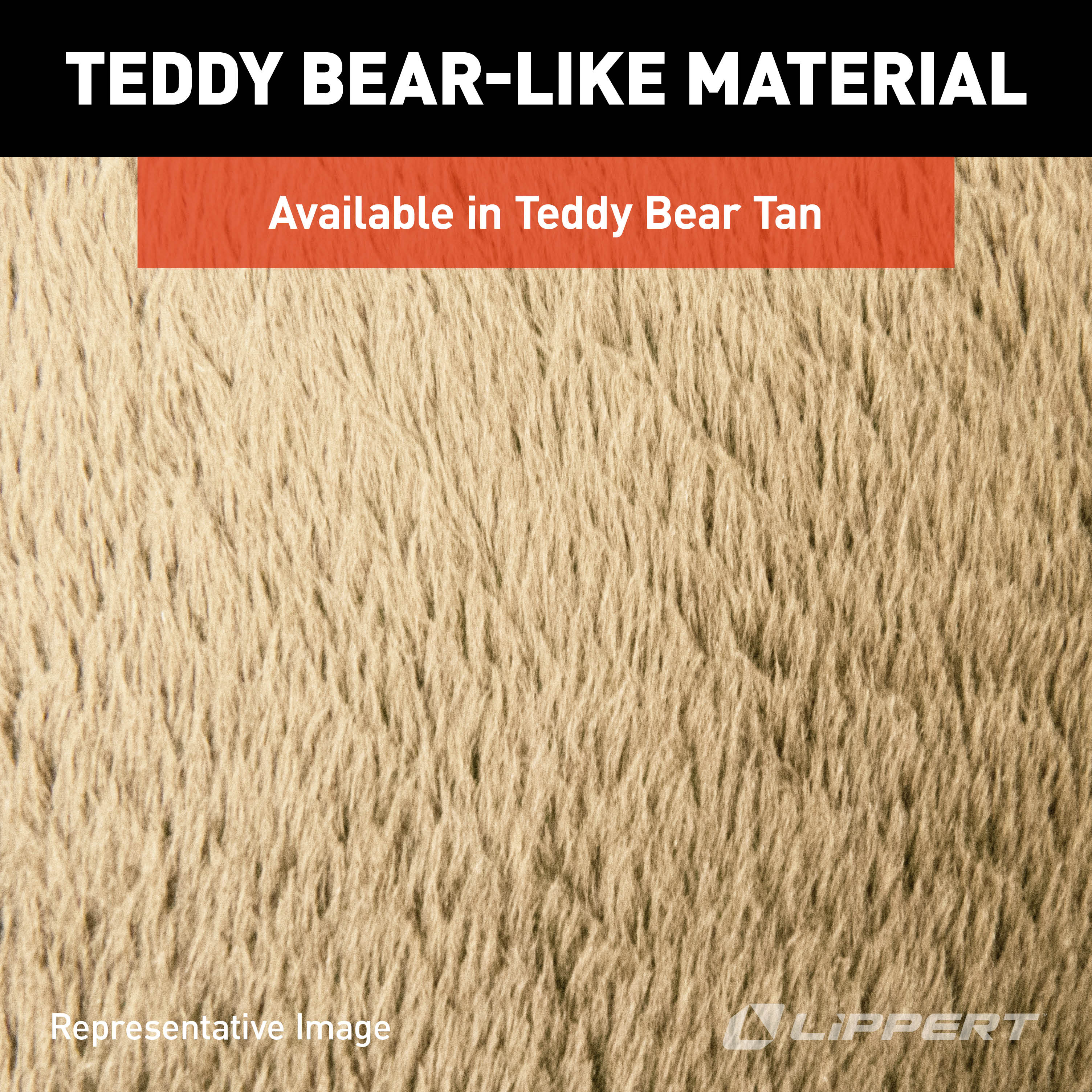 Lippert - Teddy Bear Bunk Mat Cover - 32" X 74" X 3" (Tan) - Image 6