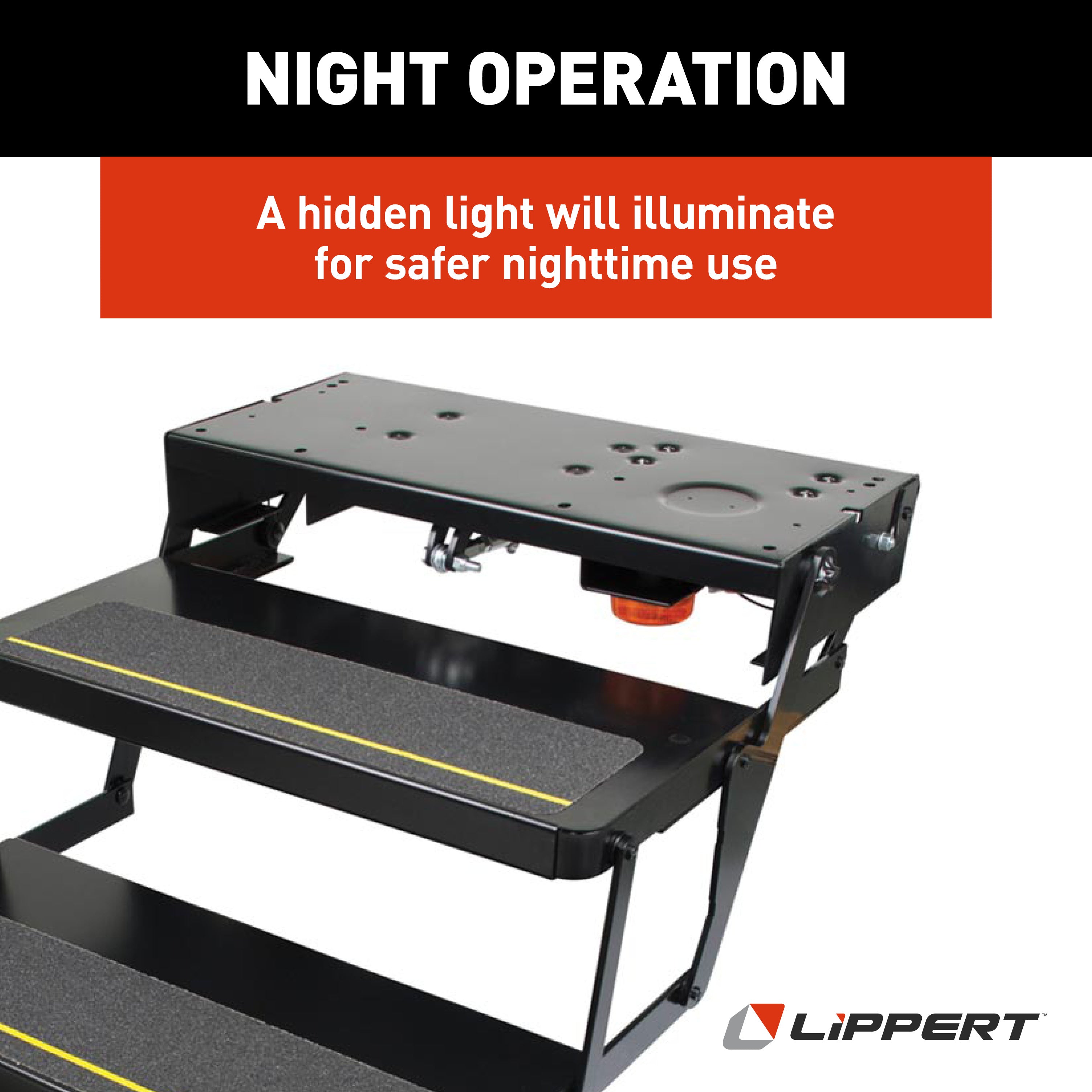 Lippert - 25 Series (8" Rise) Step Assembly With Logic Control Unit And Power Switch Kit - Image 4