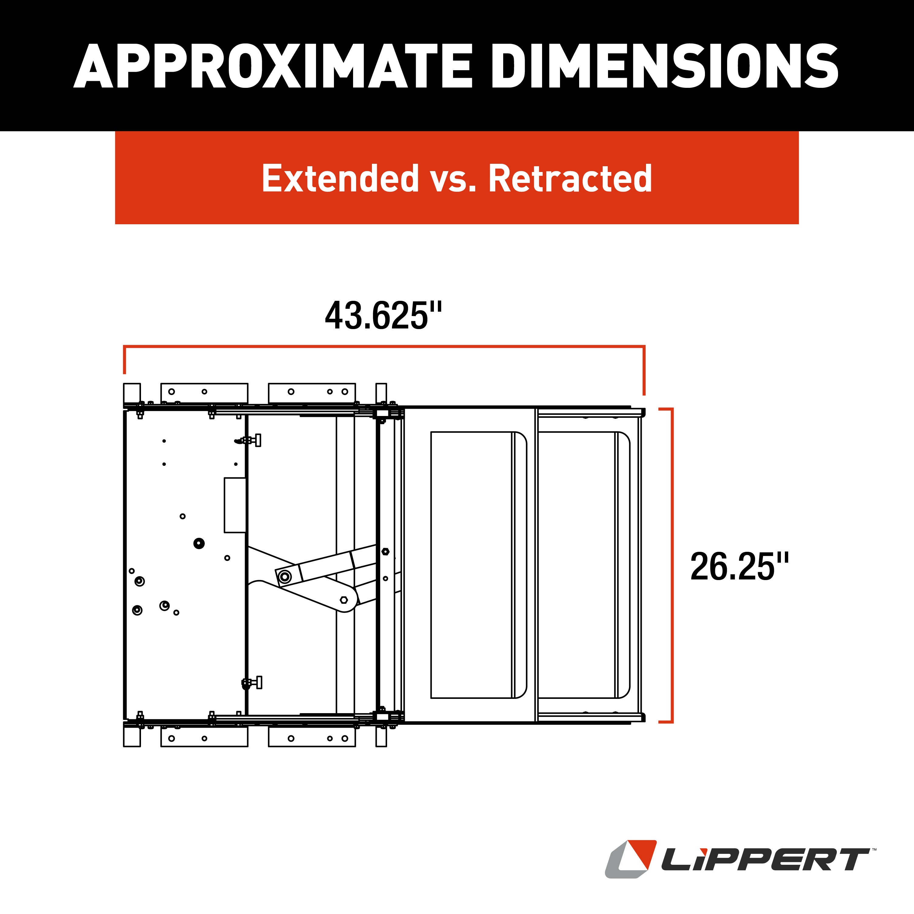 Lippert - 42 Series Slide Style Step Assembly With Logic Control Unit And No Switch Kit - Image 2