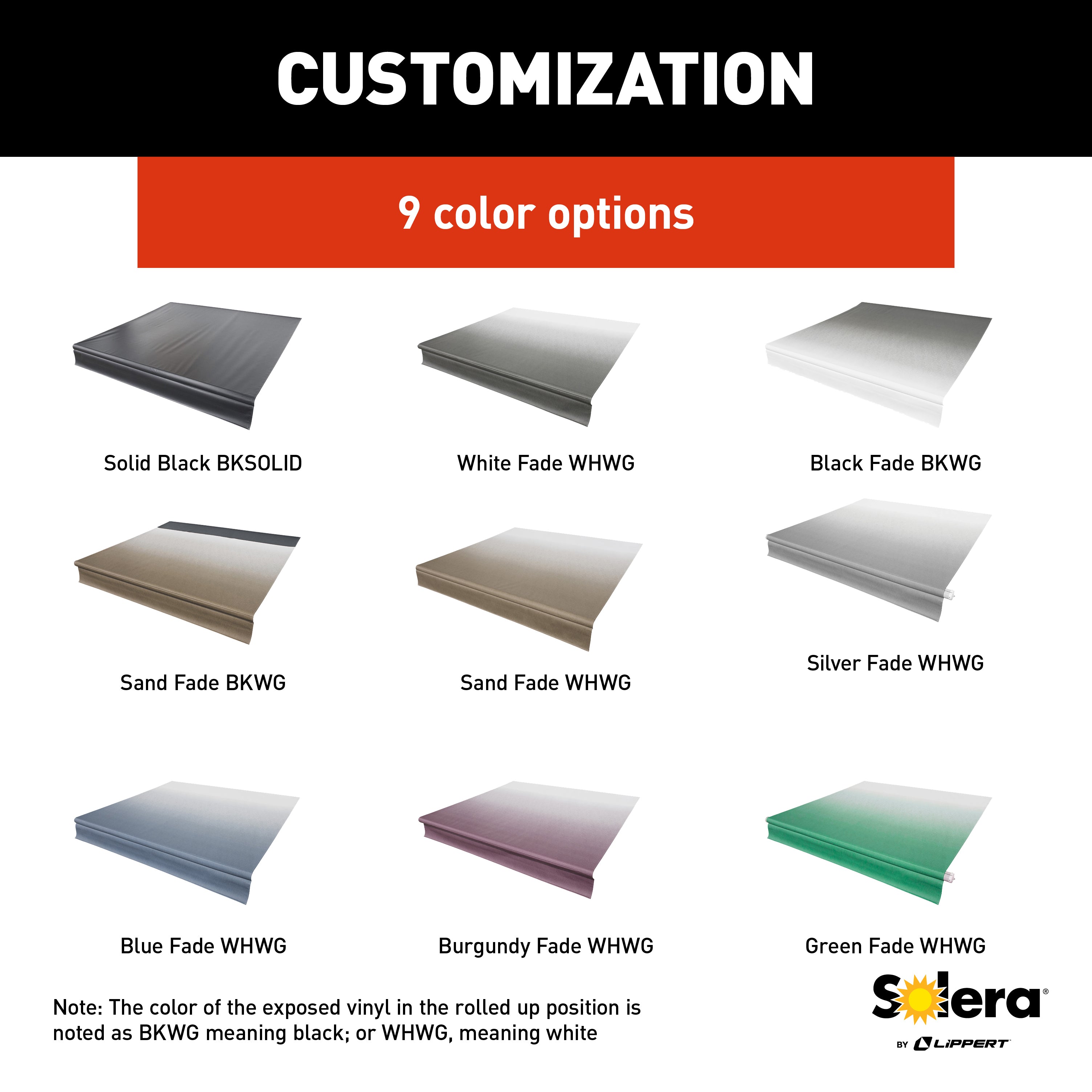 Solera Universal Vinyl Replacement Fabric For 15' Rv Awning - Sand Fade #V000334388 - Image 5