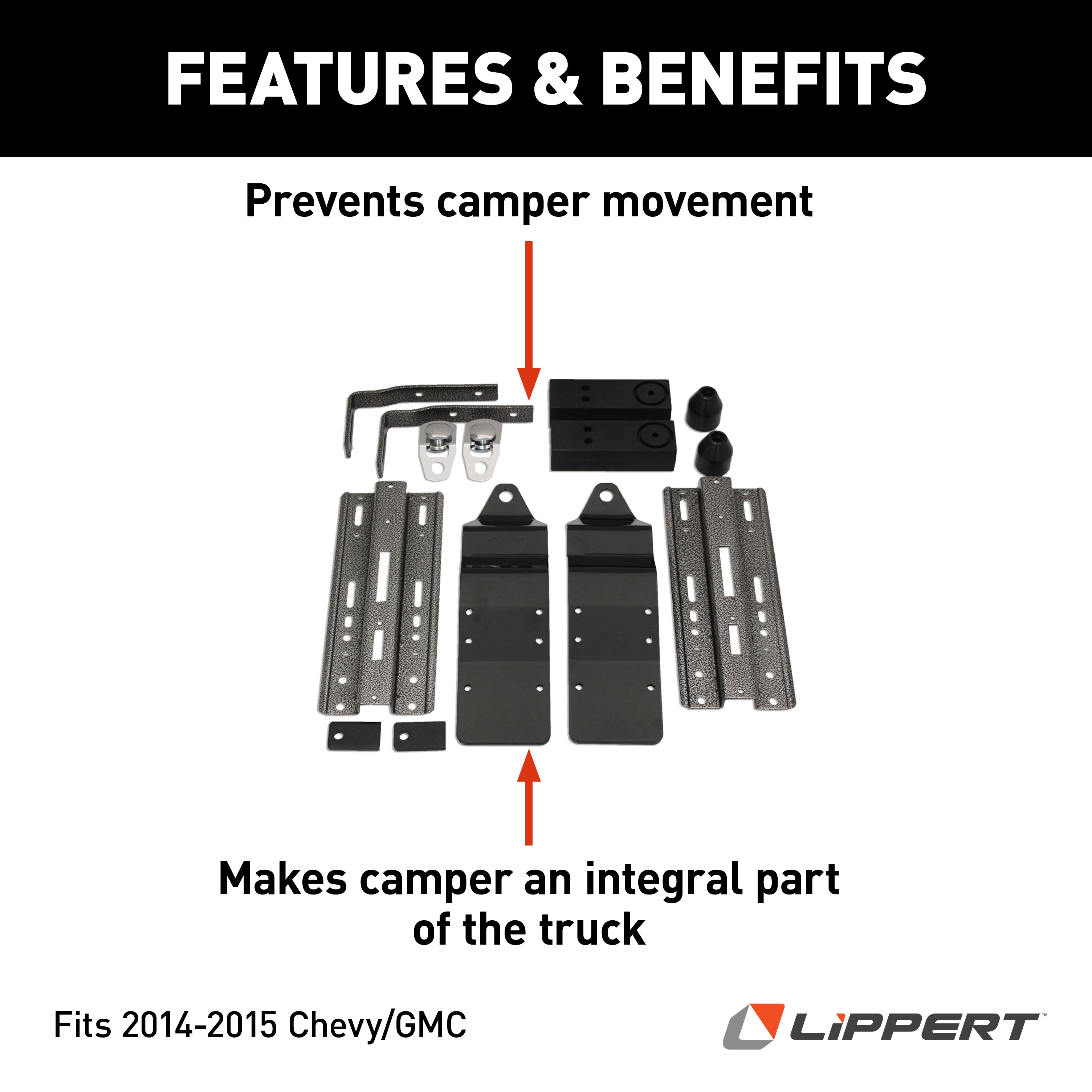 Happijac Frame Mount Tie Down System - 2014-2015 Chevy/Gmc #Ft-Cg14 - Image 2