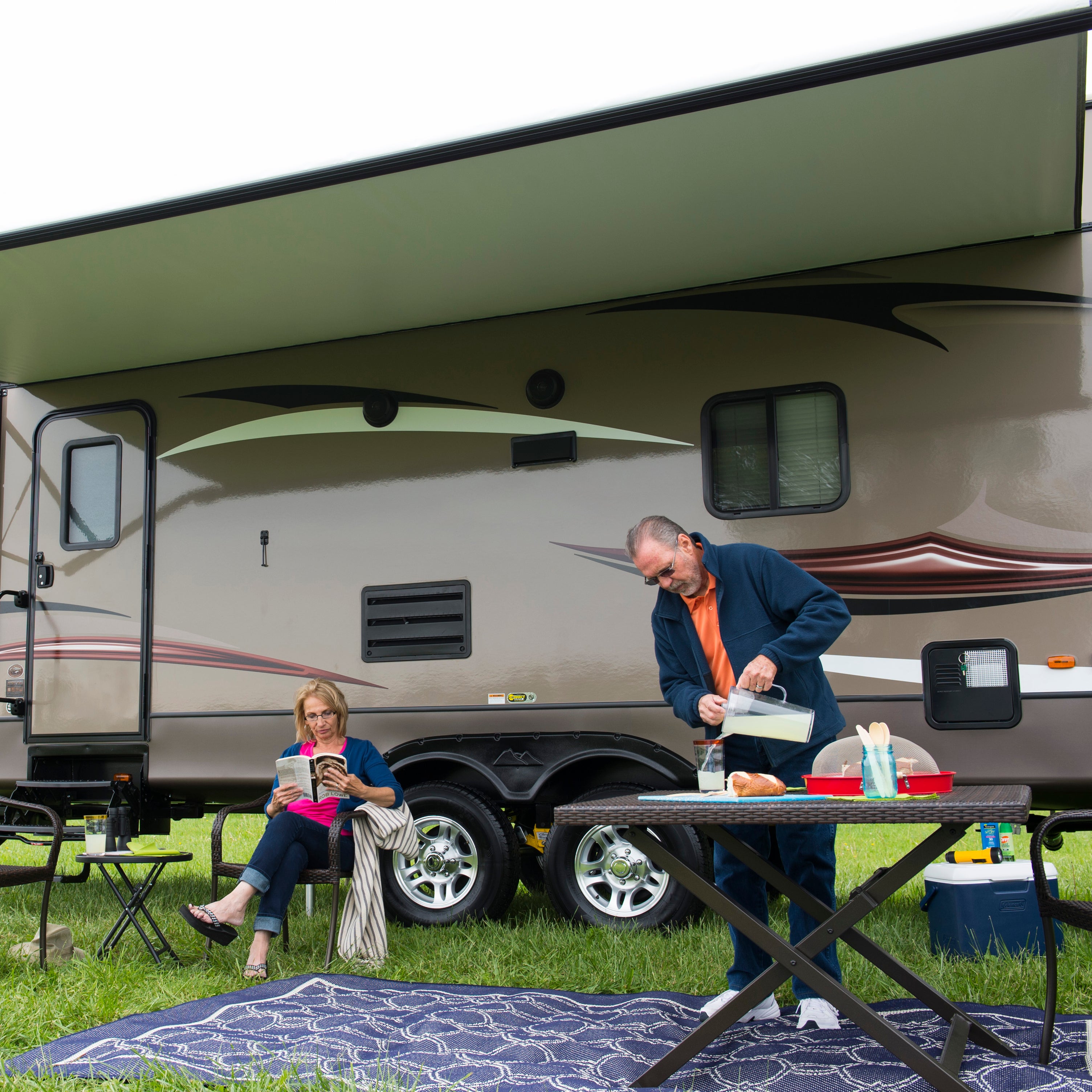 Lippert Motorhome Entry Screen Door Bubble Slider Panel #234101 - Image 8