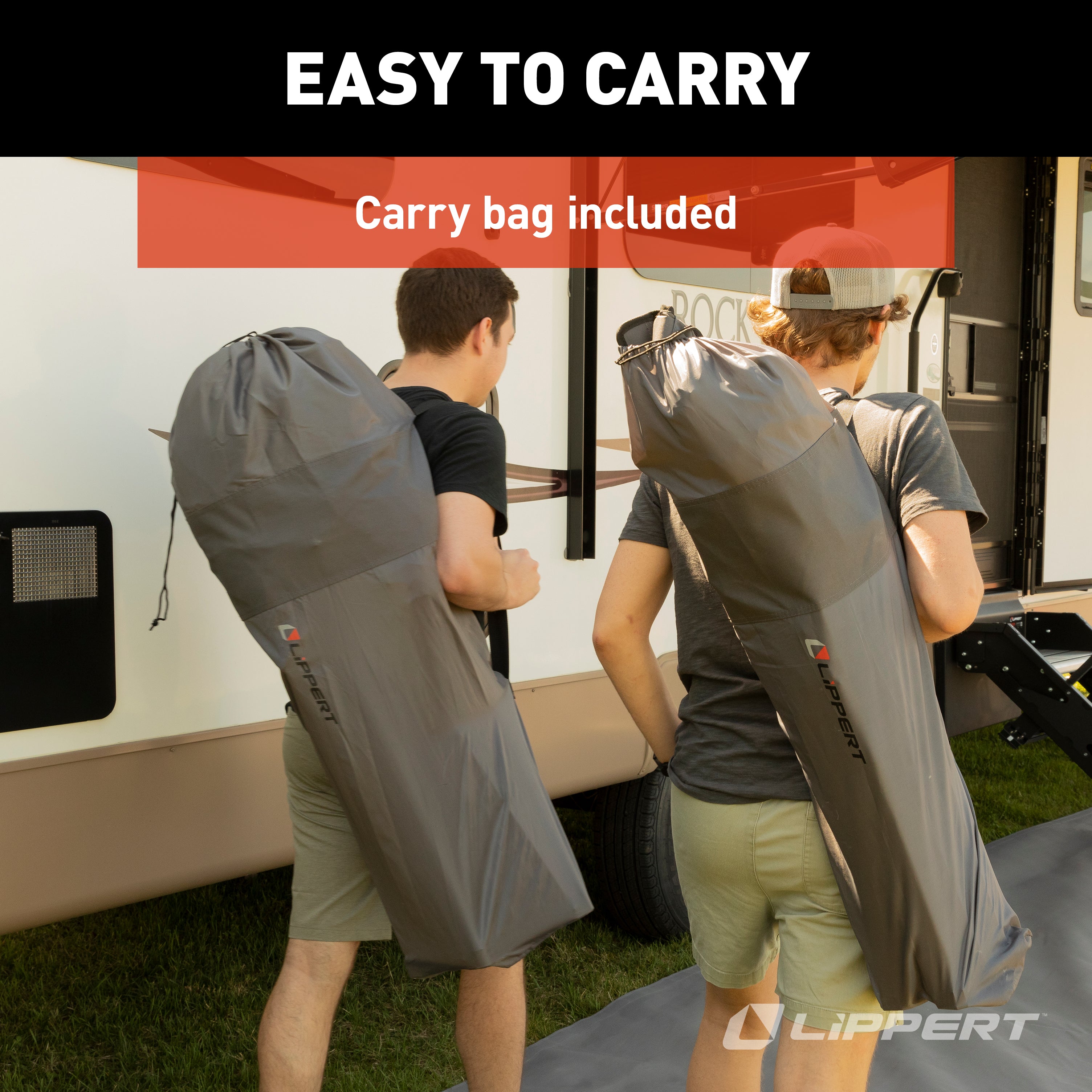 Lippert Big Bear Club Camping Chair - Dark Grey - Image 7