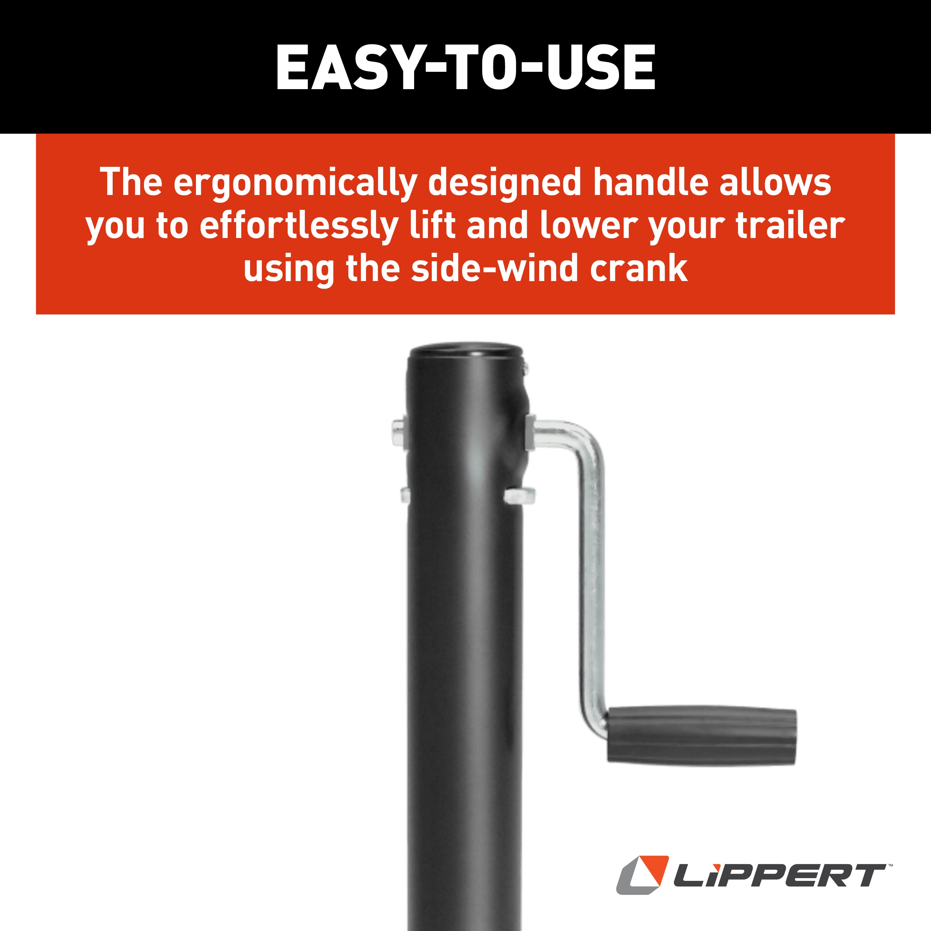 Lippert Manual Sidewinder Tongue Jack #133074 - Image 6