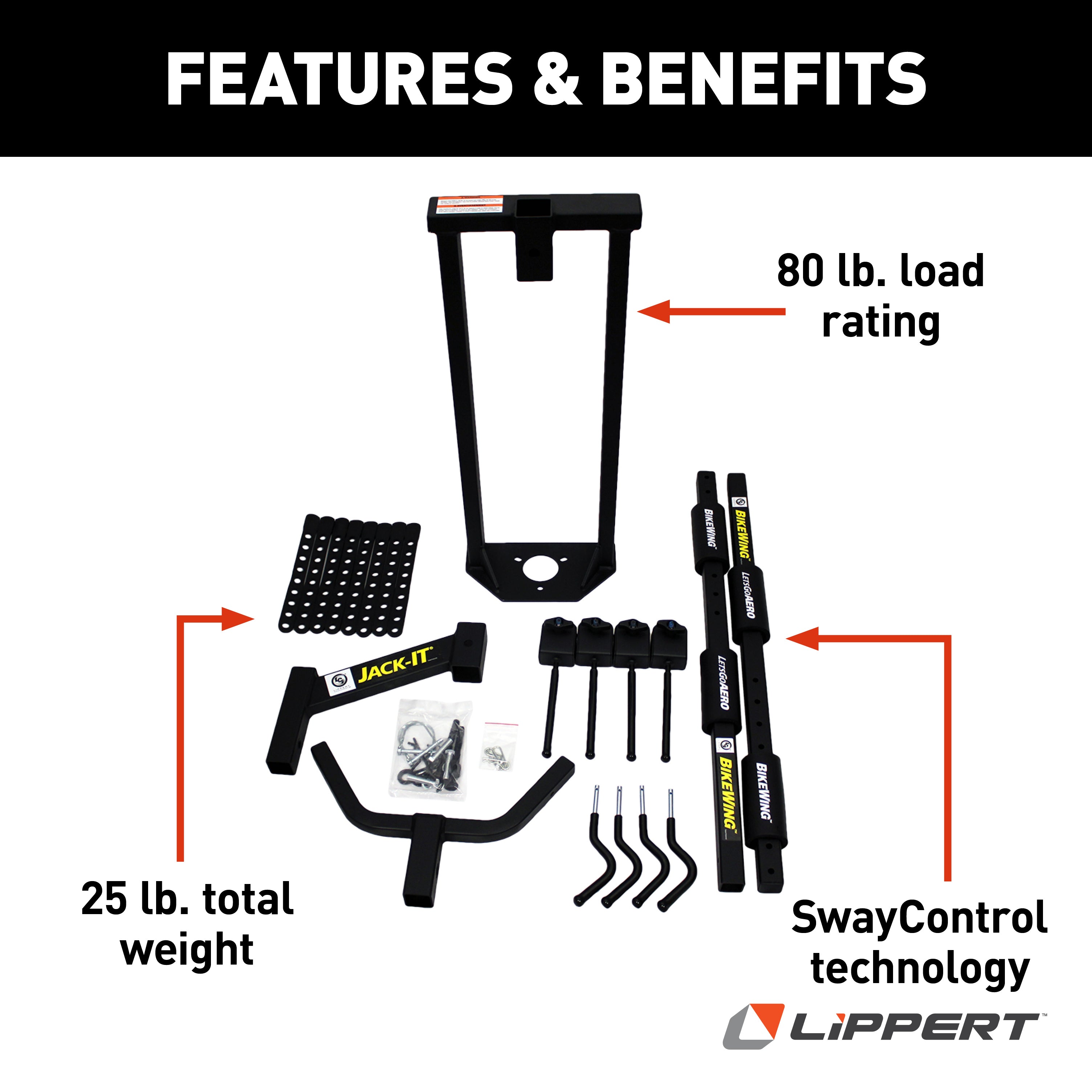 Let's Go Aero - Jack-It Double Bike Carrier System - Image 2