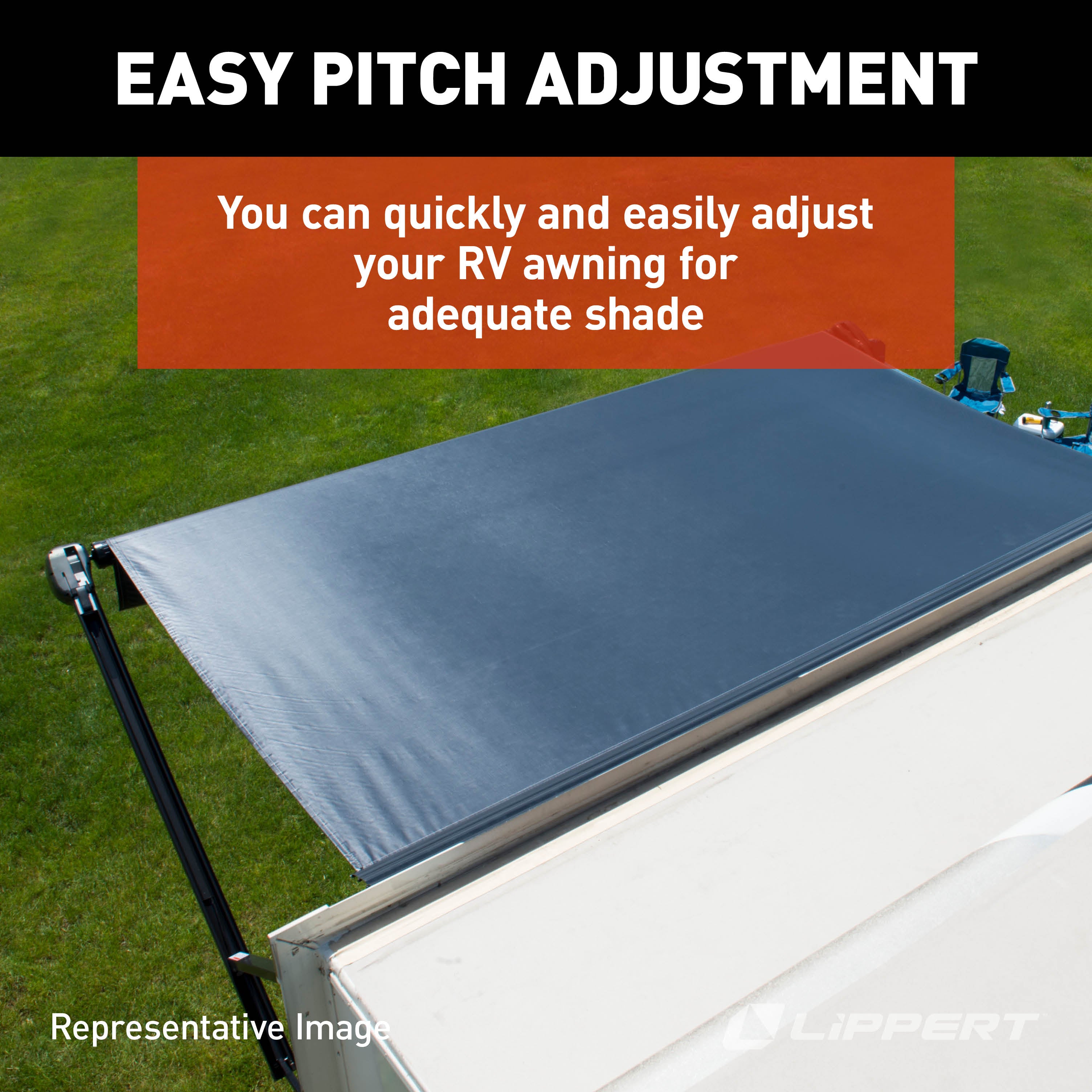 Solera 3000 Series Universal Rv Awning Arms & Hardware Kit - Standard, Black #434723 - Image 3