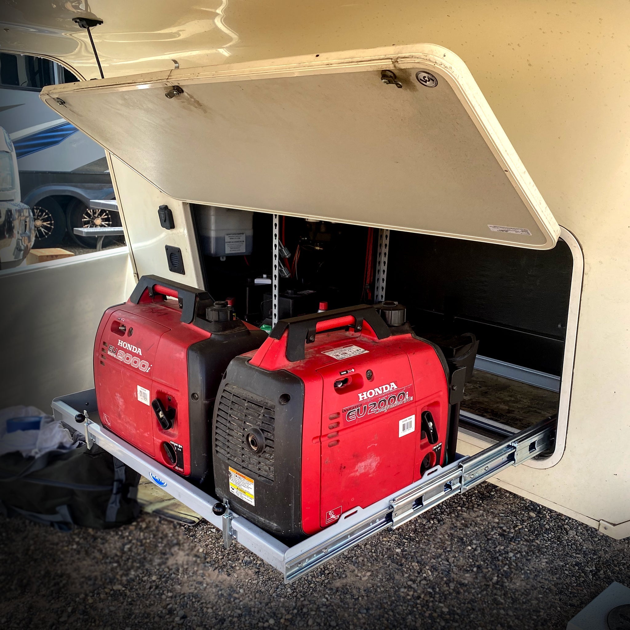 MORryde SP56-388 Freezer Tray 41.5" x 22.75" Front Pull - Heavy-Duty RV Freezer Storage Slide