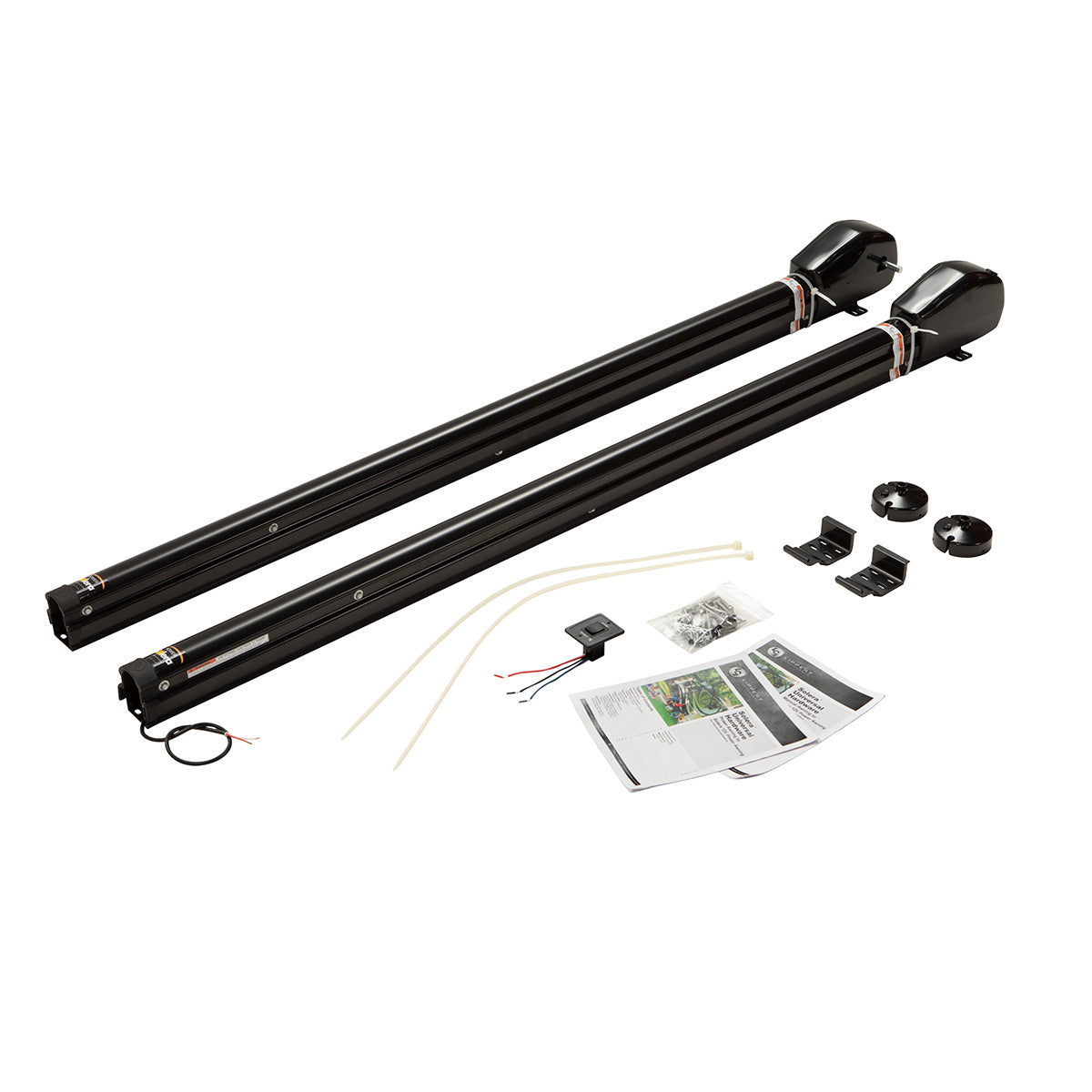 Solera 3000 Series Universal Rv Awning Arms & Hardware Kit - Standard, Black #434723 - Image 1