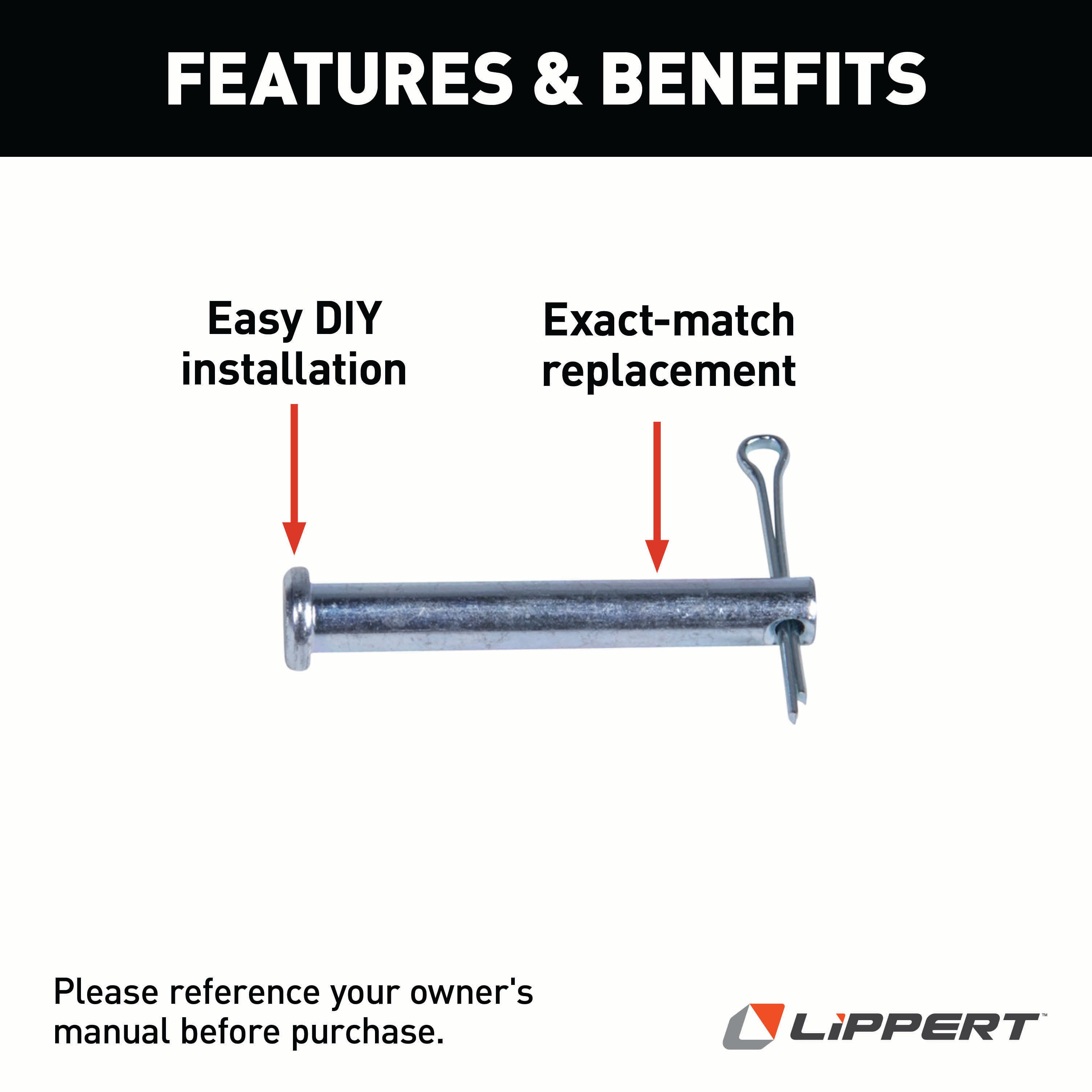 Lippert - Kwikee Cotter And Clevis Pin - Image 3