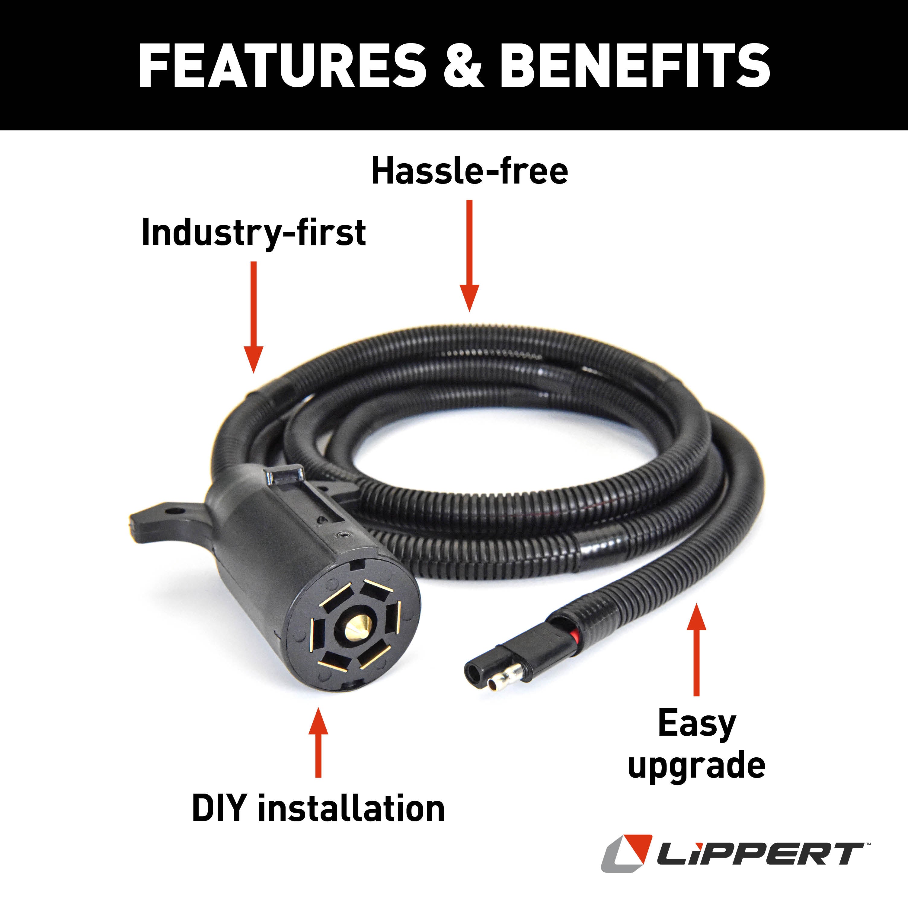 Lippert - Power Swap Auxiliary Cord For Power Stance Tongue Jack - Image 4