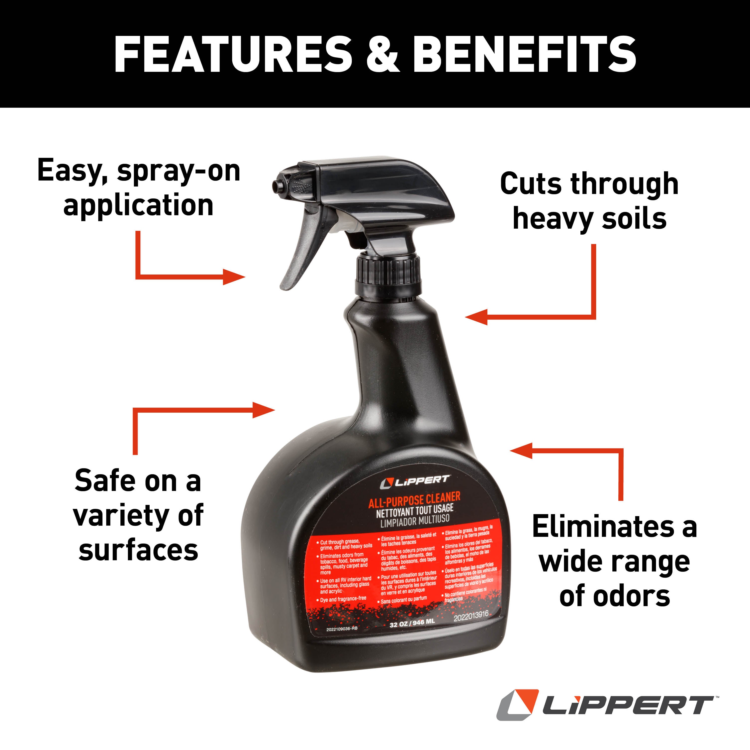 Lippert All-Purpose Cleaner - 32 Oz. - Image 4