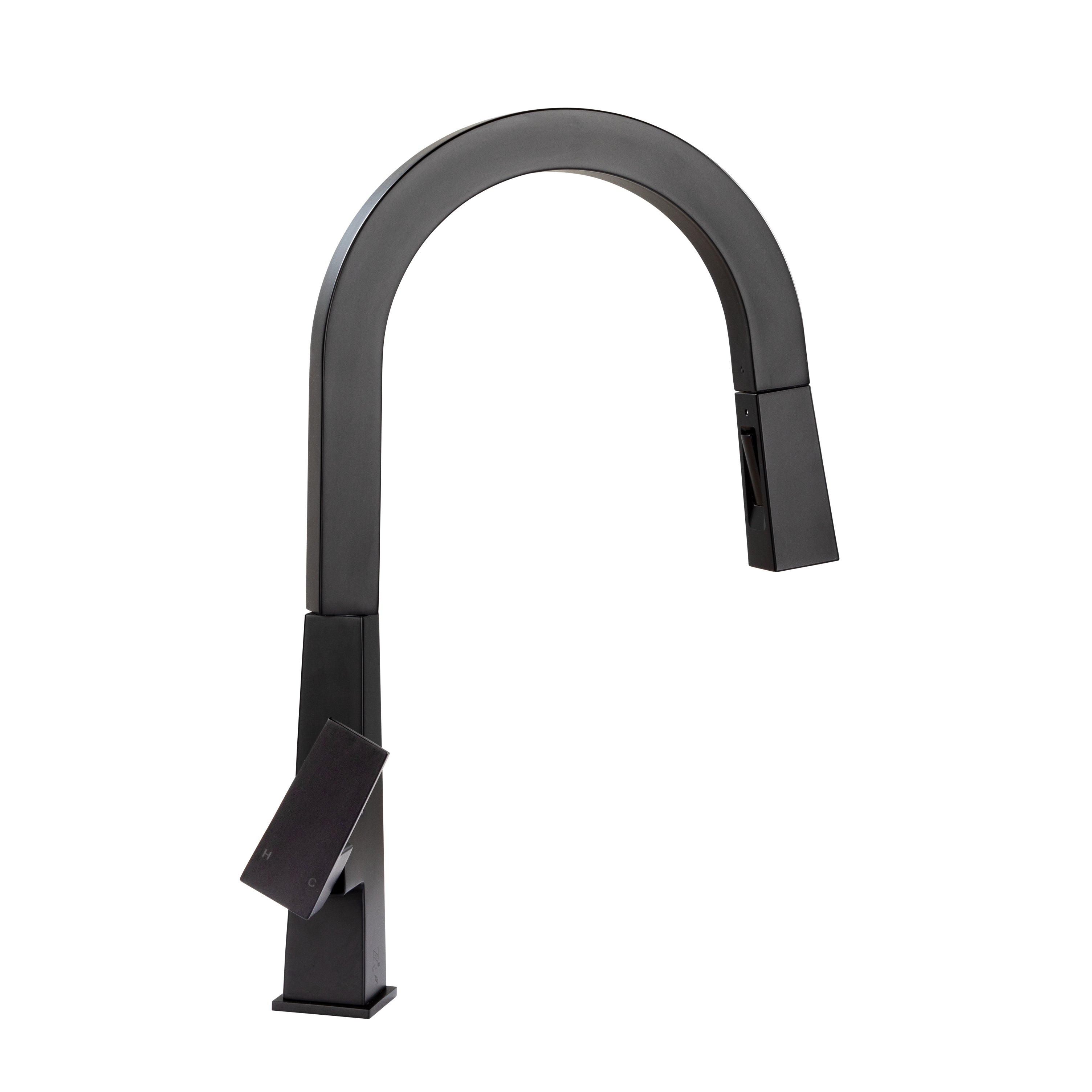 Lippert Flow Max Pull-Down Kitchen Faucet - Black Matte - Image 1