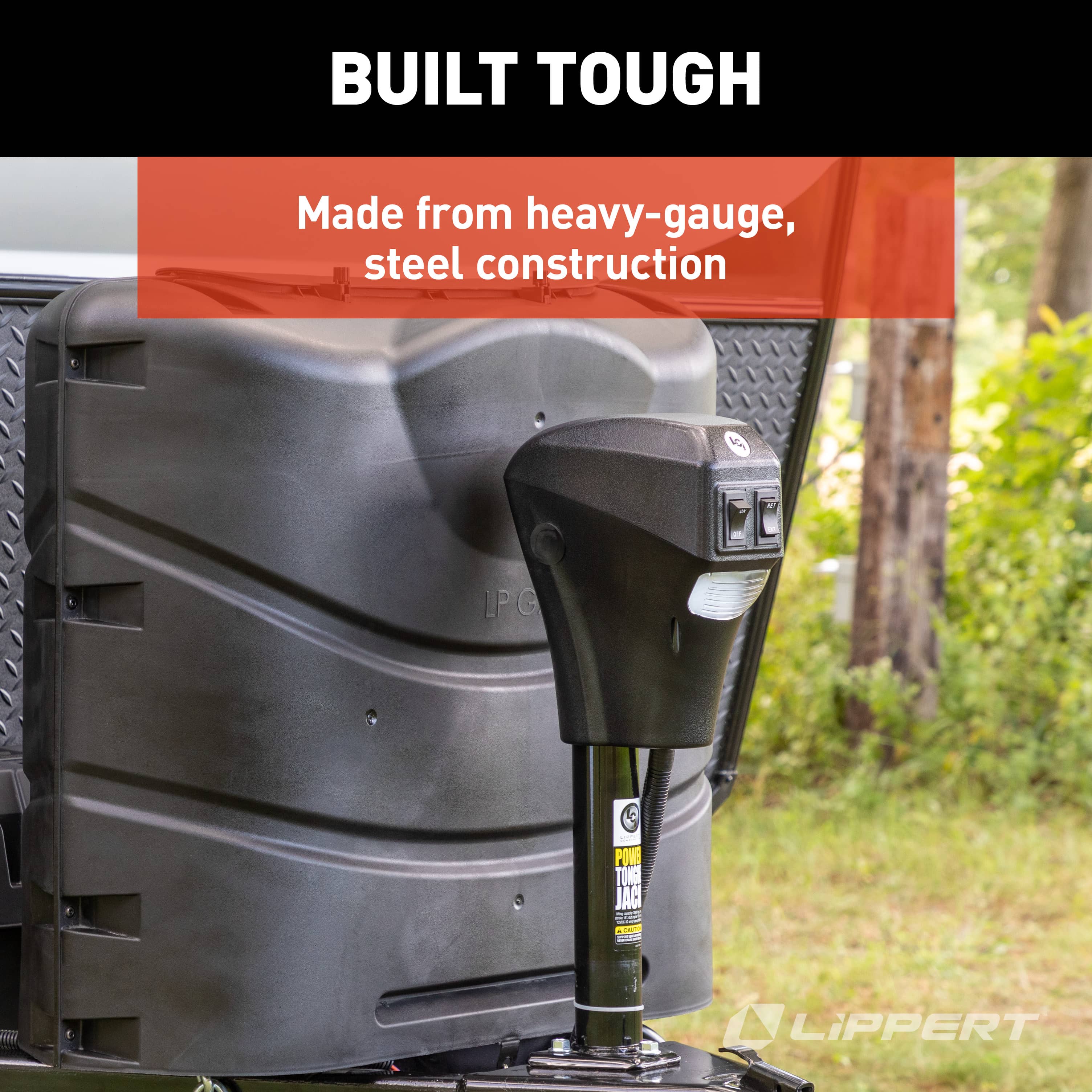 Lippert - Power Tongue Jack - Black - Image 8