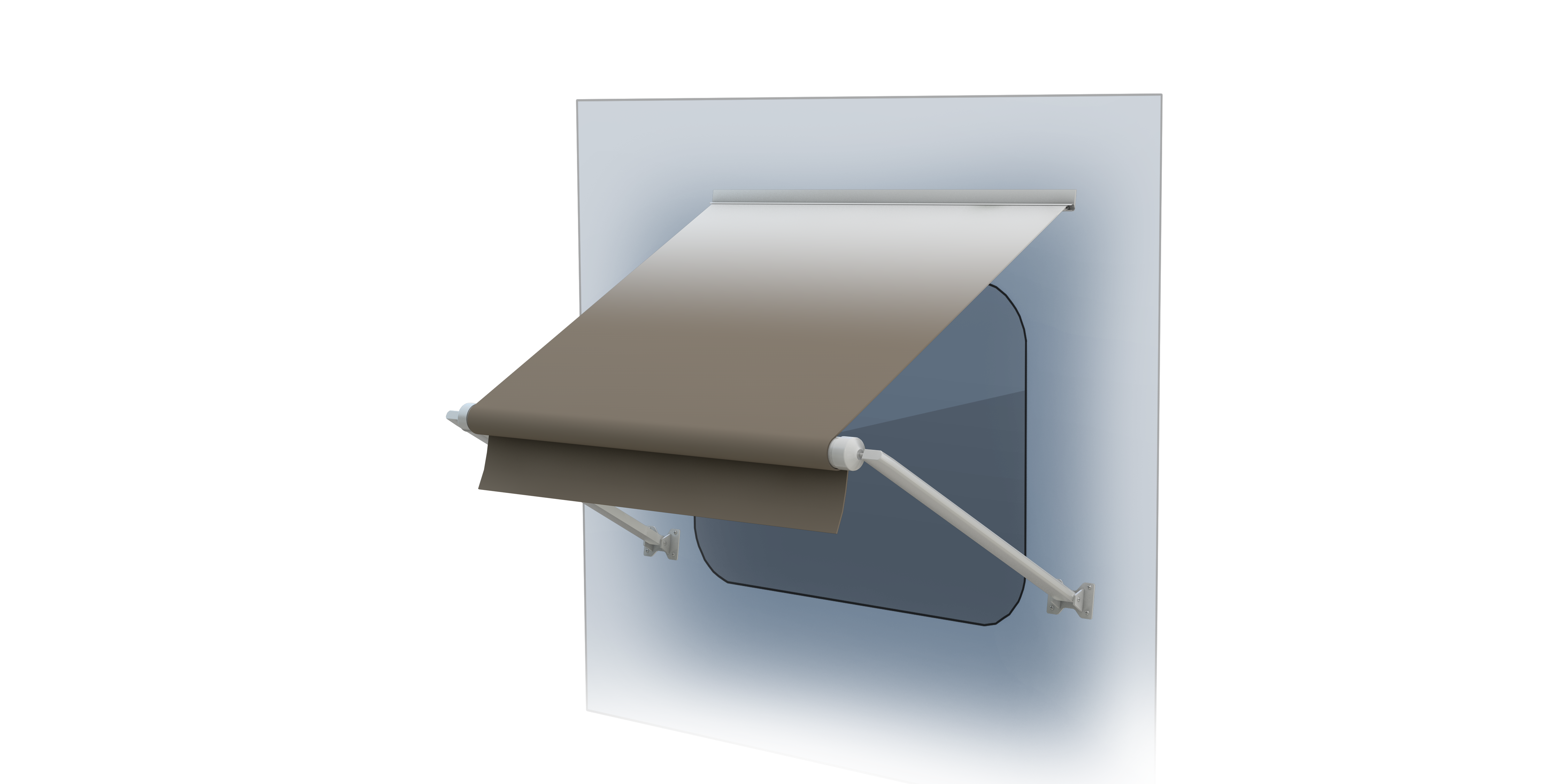 Solera 10'6" Xl Rv Window Awning Roller Assembly - Sand Fade #V000335444 - Image 1