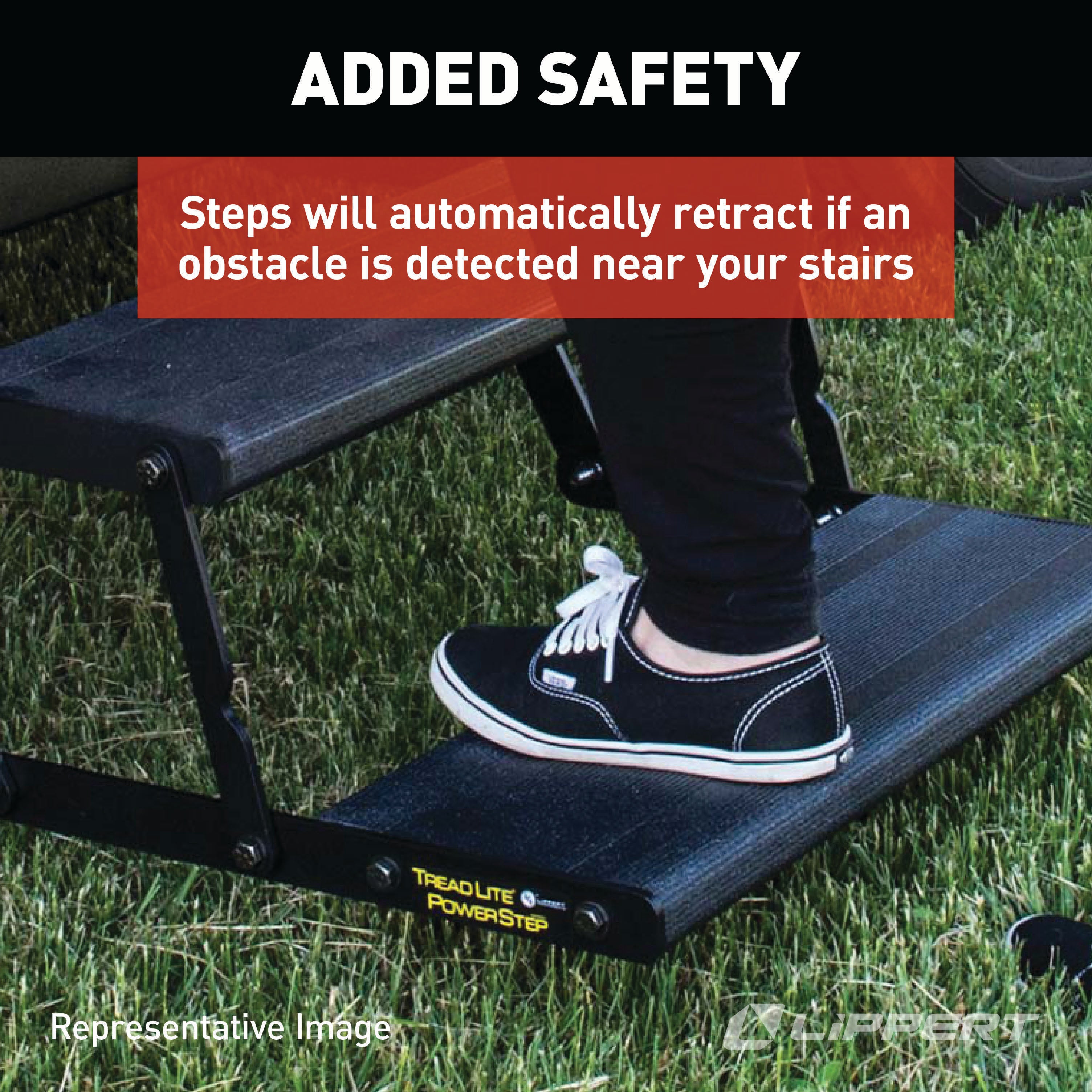 Lippert - 38 Series Step Assembly With Logic Control Unit And Power Switch Kit - Image 3