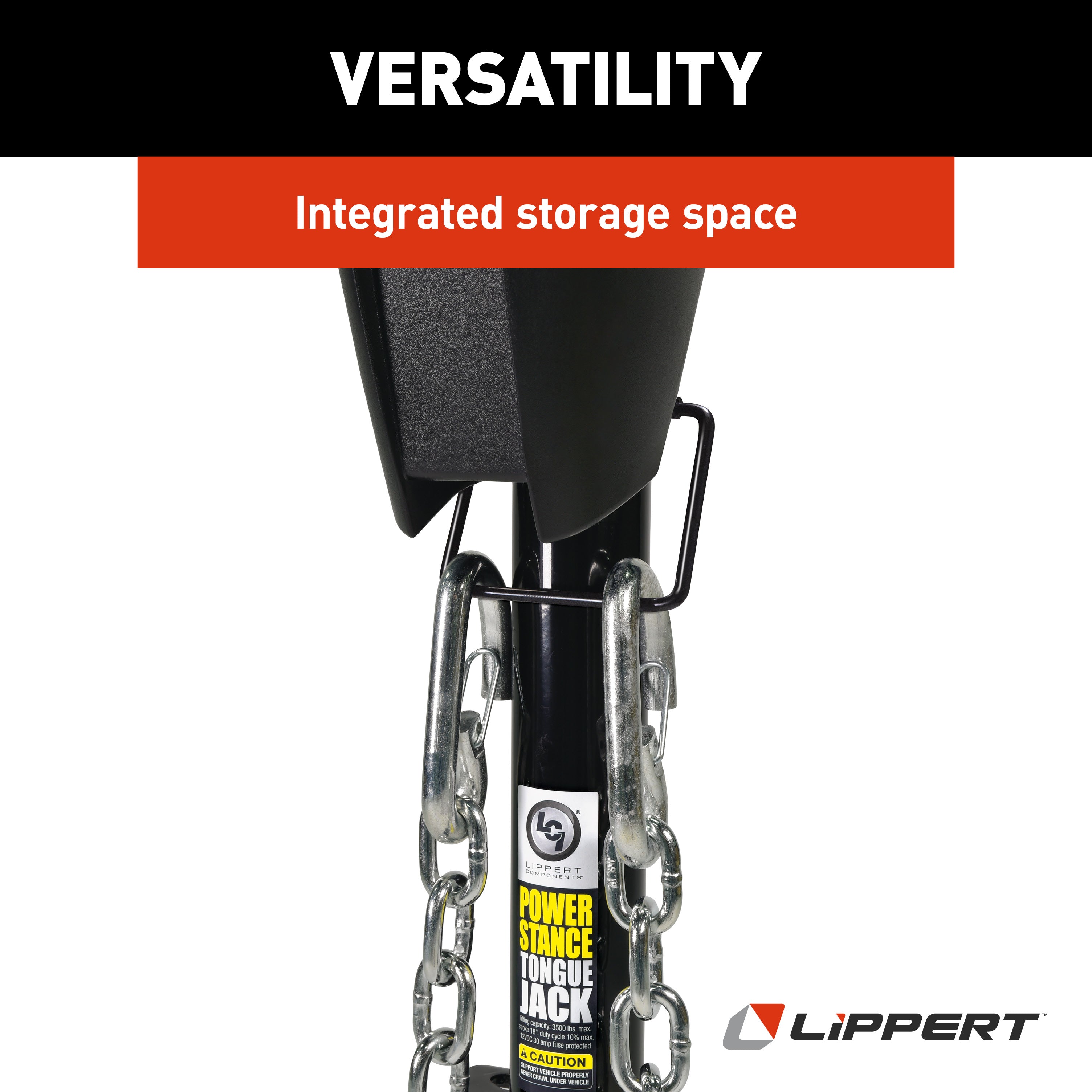 Lippert Power Stance Electric Trailer Tongue Jack - 3,500 Lbs. #813748 - Image 5
