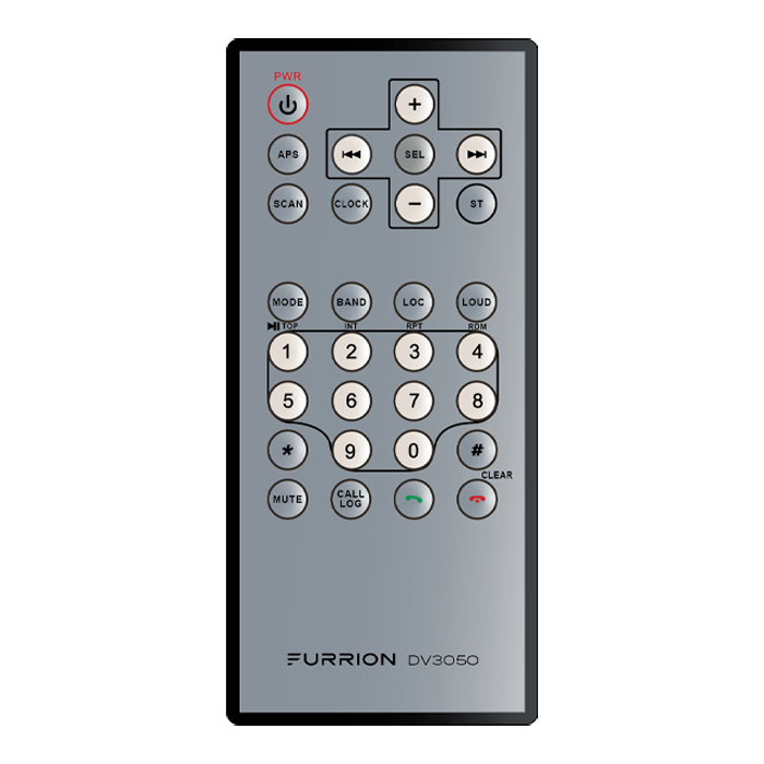 Furrion Replacement Remote Control For Dv3050 Stereo #Dv3050-Rc - Image 1
