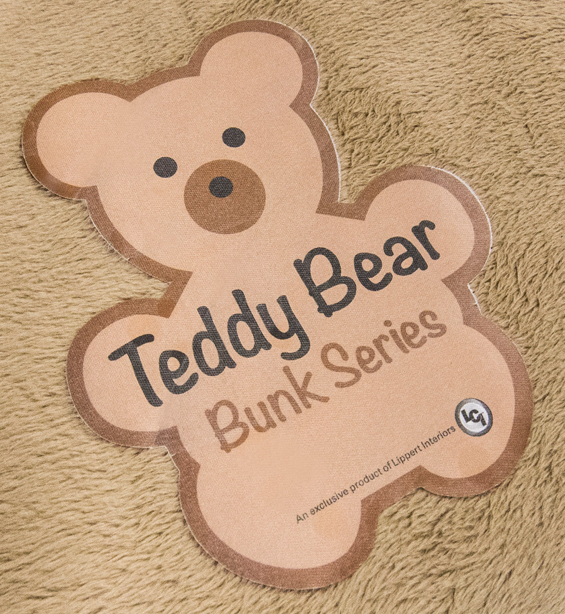 Lippert - Teddy Bear Bunk Mat Cover - 32" X 74" X 3" (Tan) - Image 3