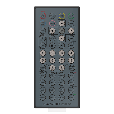 Furrion Replacement Remote Control For Dv1220 Entertainment System #Dv1220-Rc - Image 1