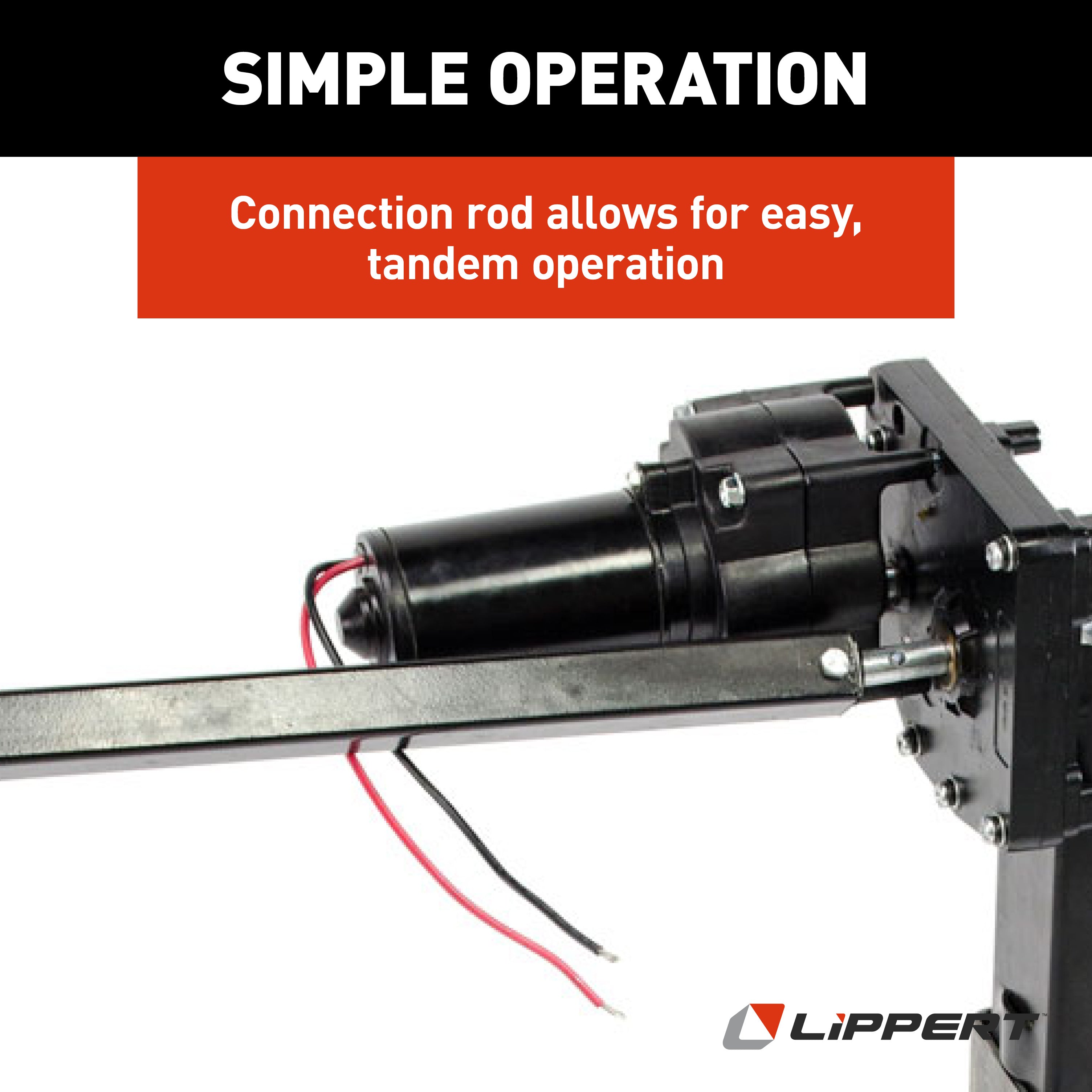 Lippert Universal-Mount Power 5Th Wheel Landing Gear Kit - 6,000 Lbs. #333964 - Image 7
