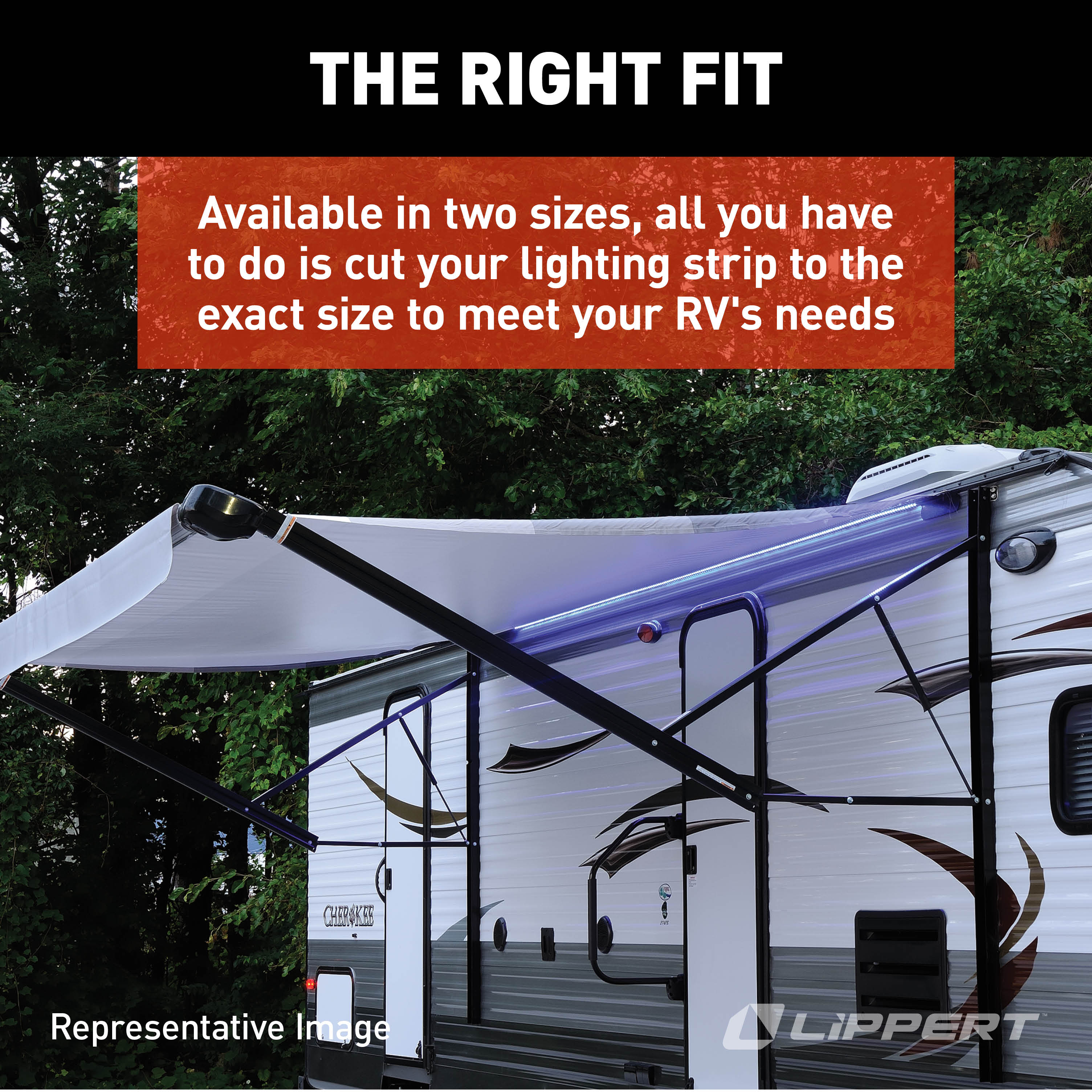 Solera 15' Awning Fabric Light Kit With Switch And Plate - White Led #387593 - Image 6