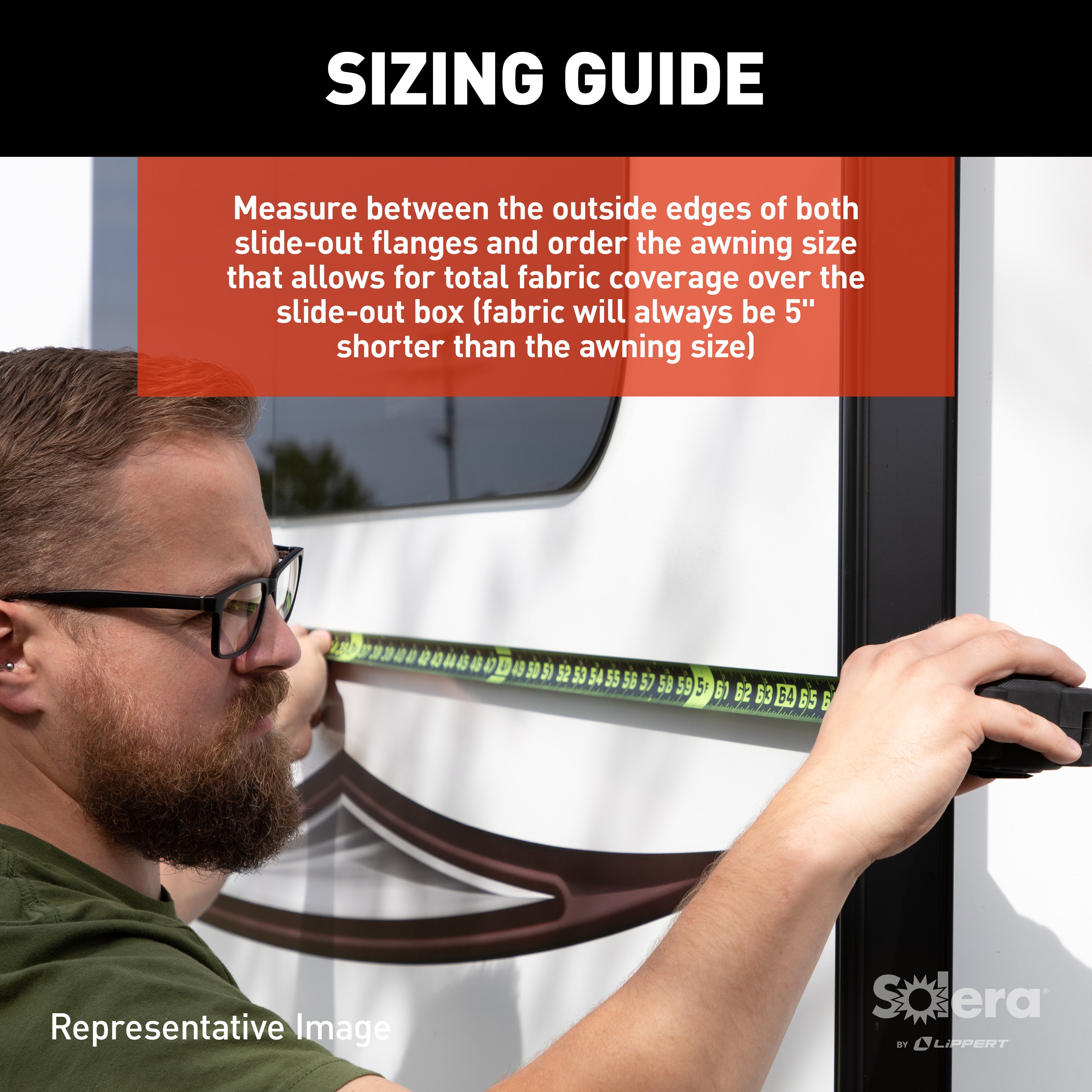 Solera 5000 Series Slide Topper Awning, White - 15' (14'7" Fabric) #V000163303 - Image 6