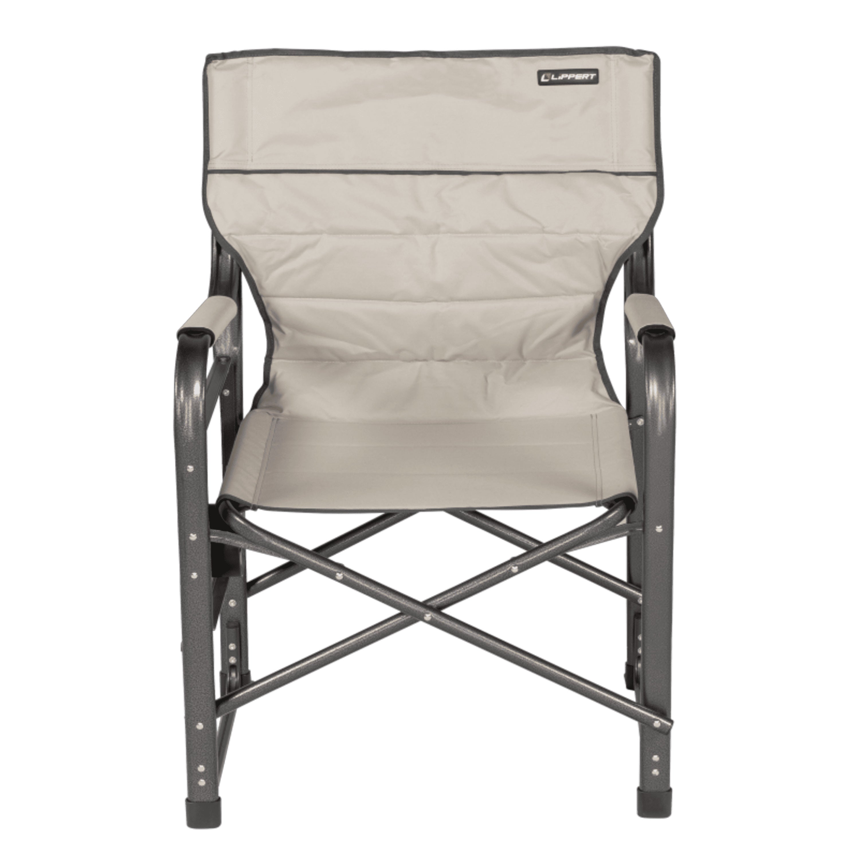 Lippert Scout Plus Director Chair With Side Table - Sand - Image 2
