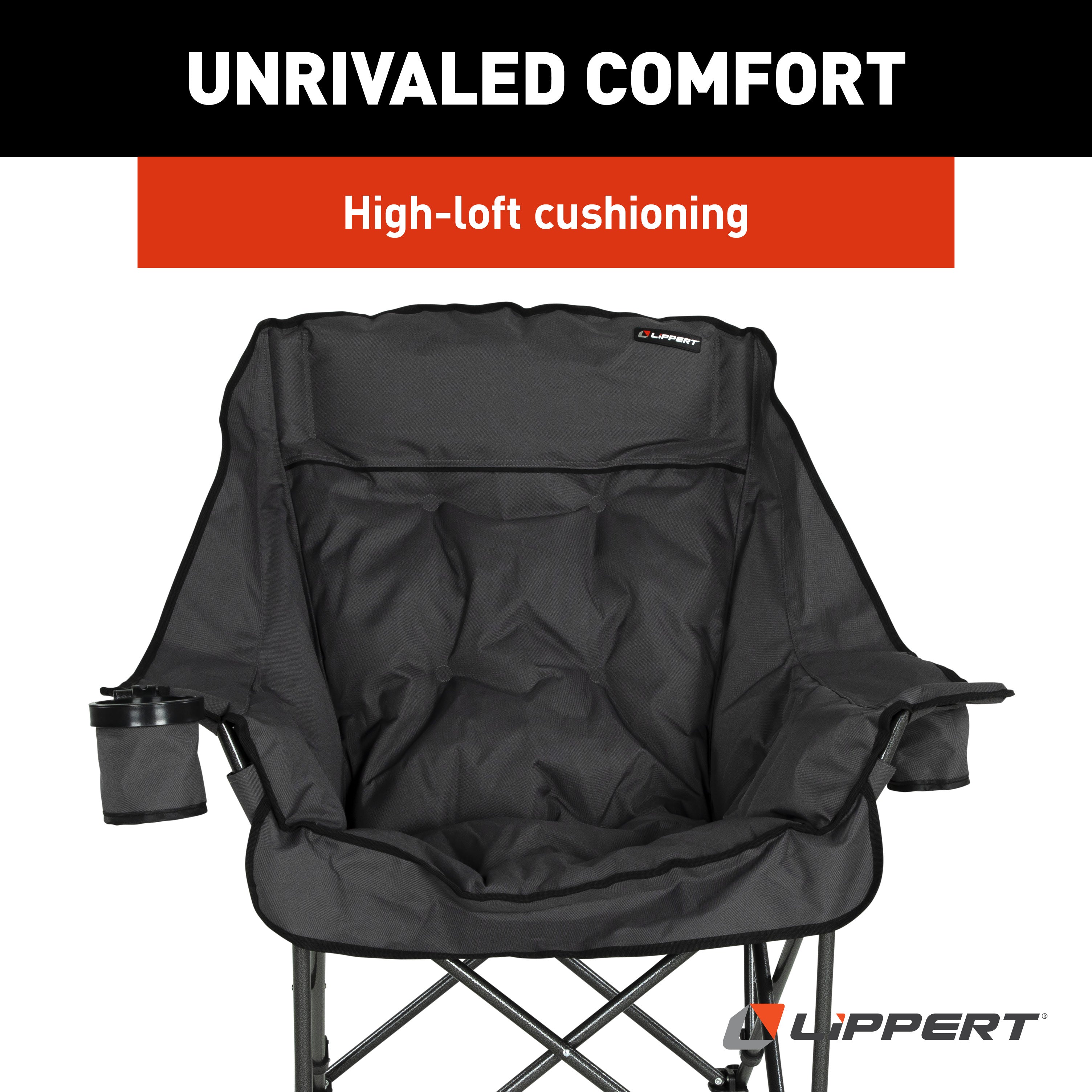 Lippert Big Bear Chair - Dark Grey #2021128654 - Image 4