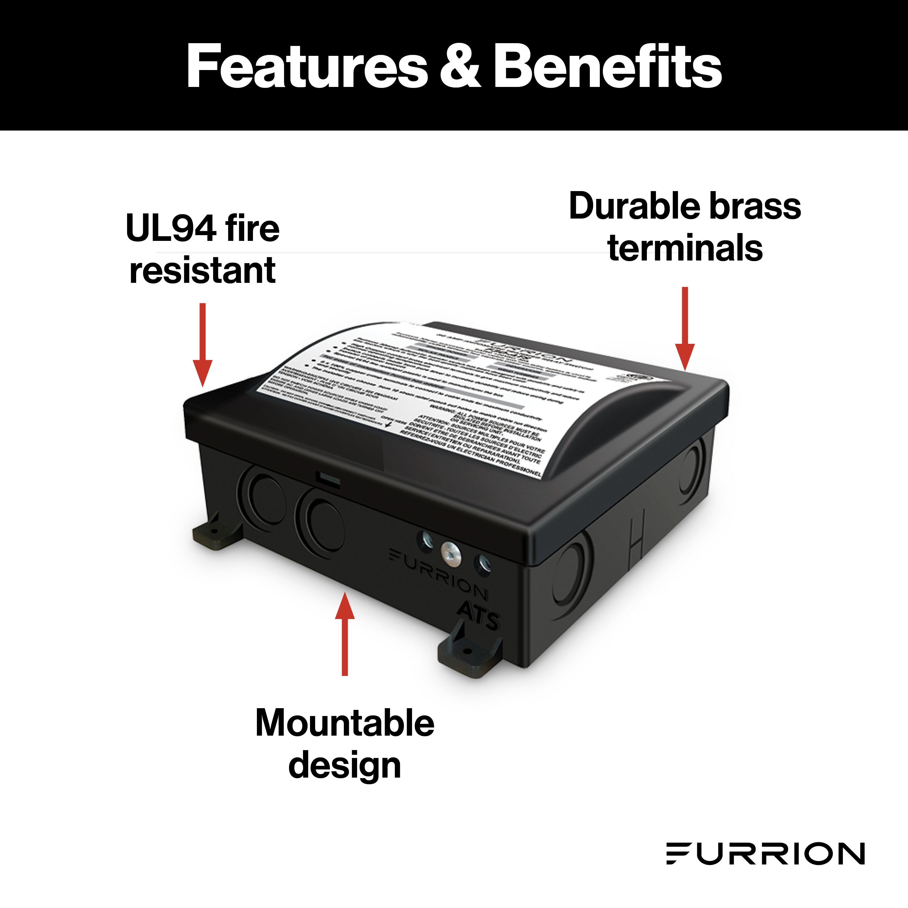 Furrion Transfer Switch - 30A, 125/250V #F30-Ats - Image 2