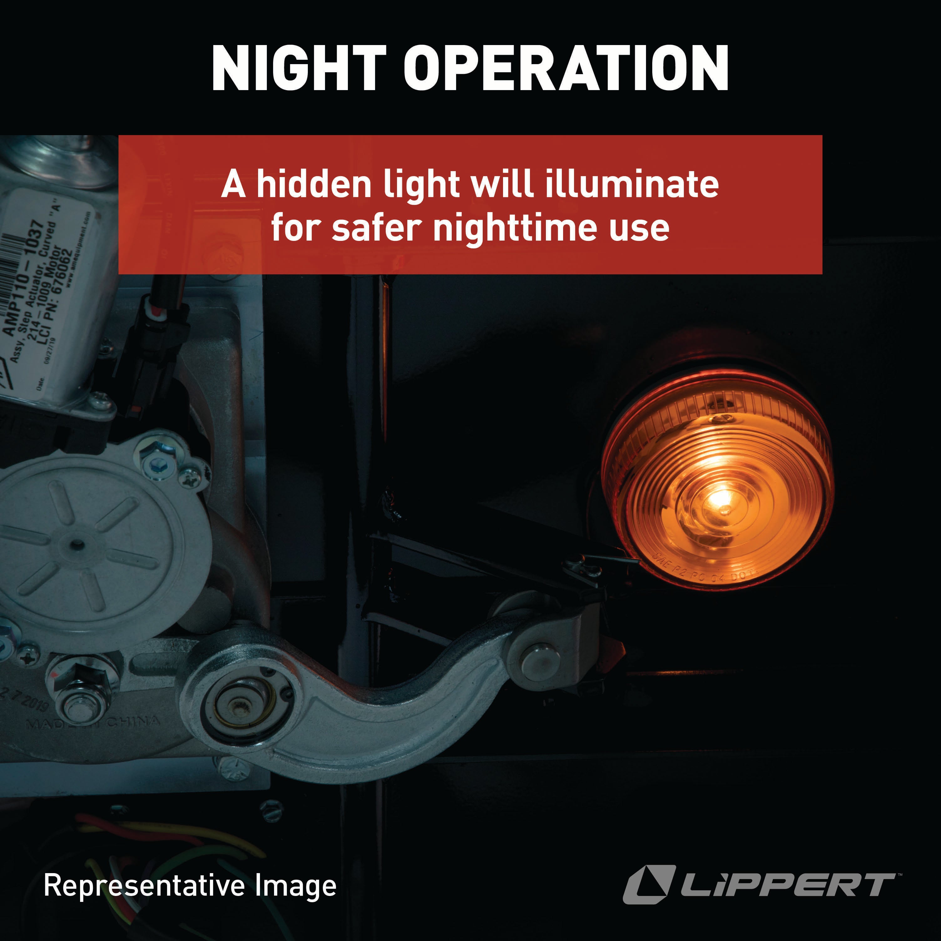 Lippert - 40 Series Step Assembly With Logic Control Unit And Power Switch Kit - Image 5