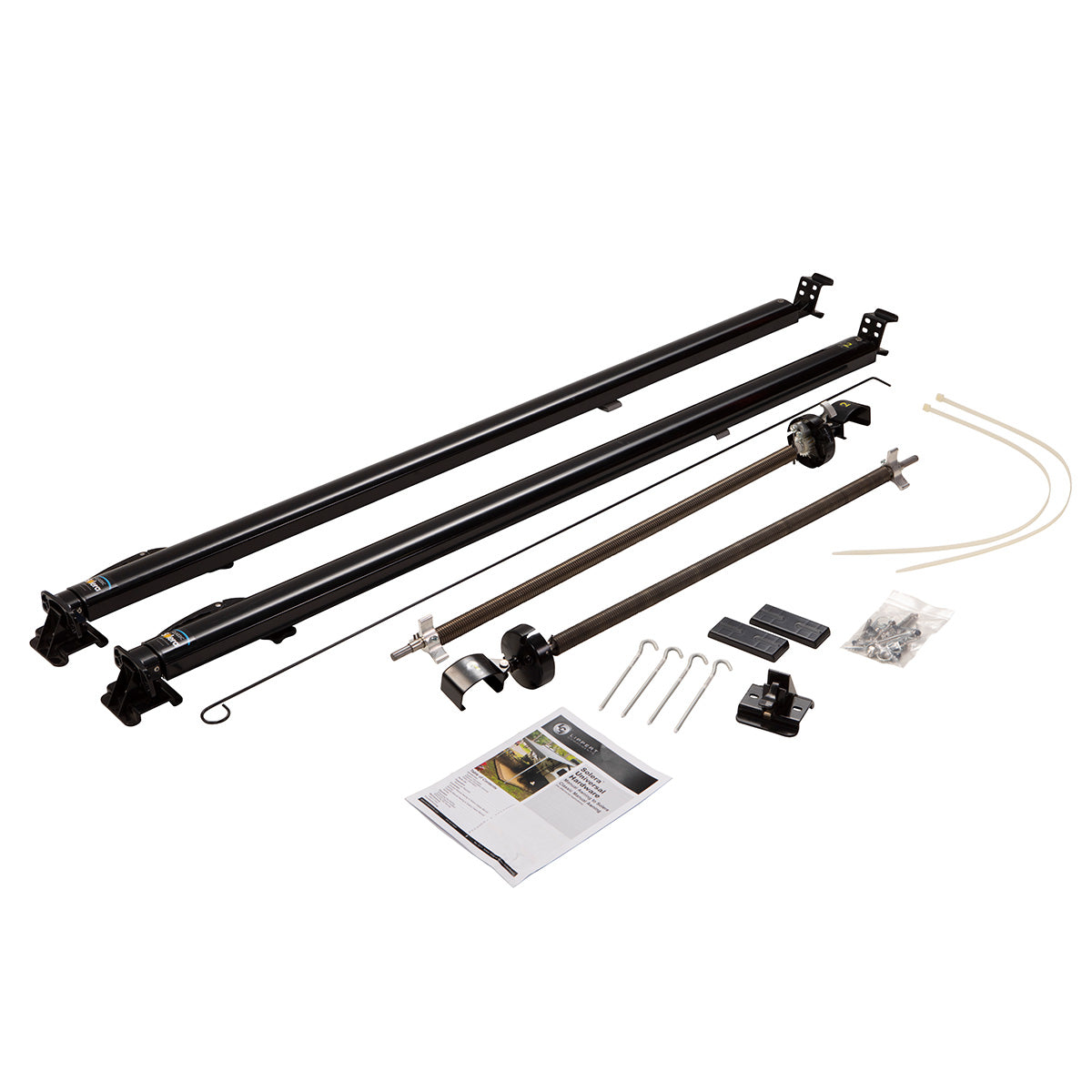 Solera 1000 Series Universal Rv Awning Arms & Hardware Kit - 63"-68" Short, Black #434715 - Image 1