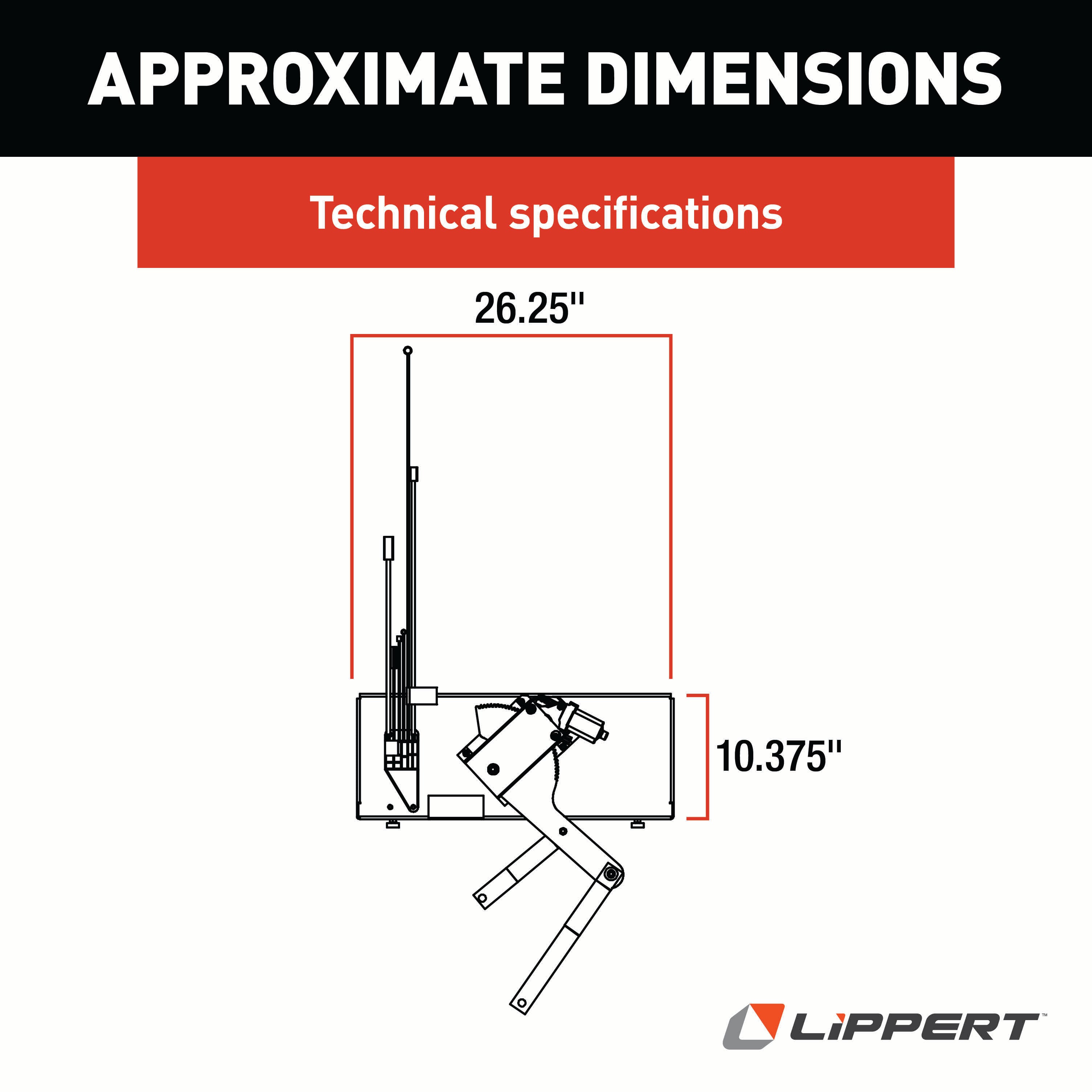 Lippert - 42 Series Kwikee Table Motor System - Image 4